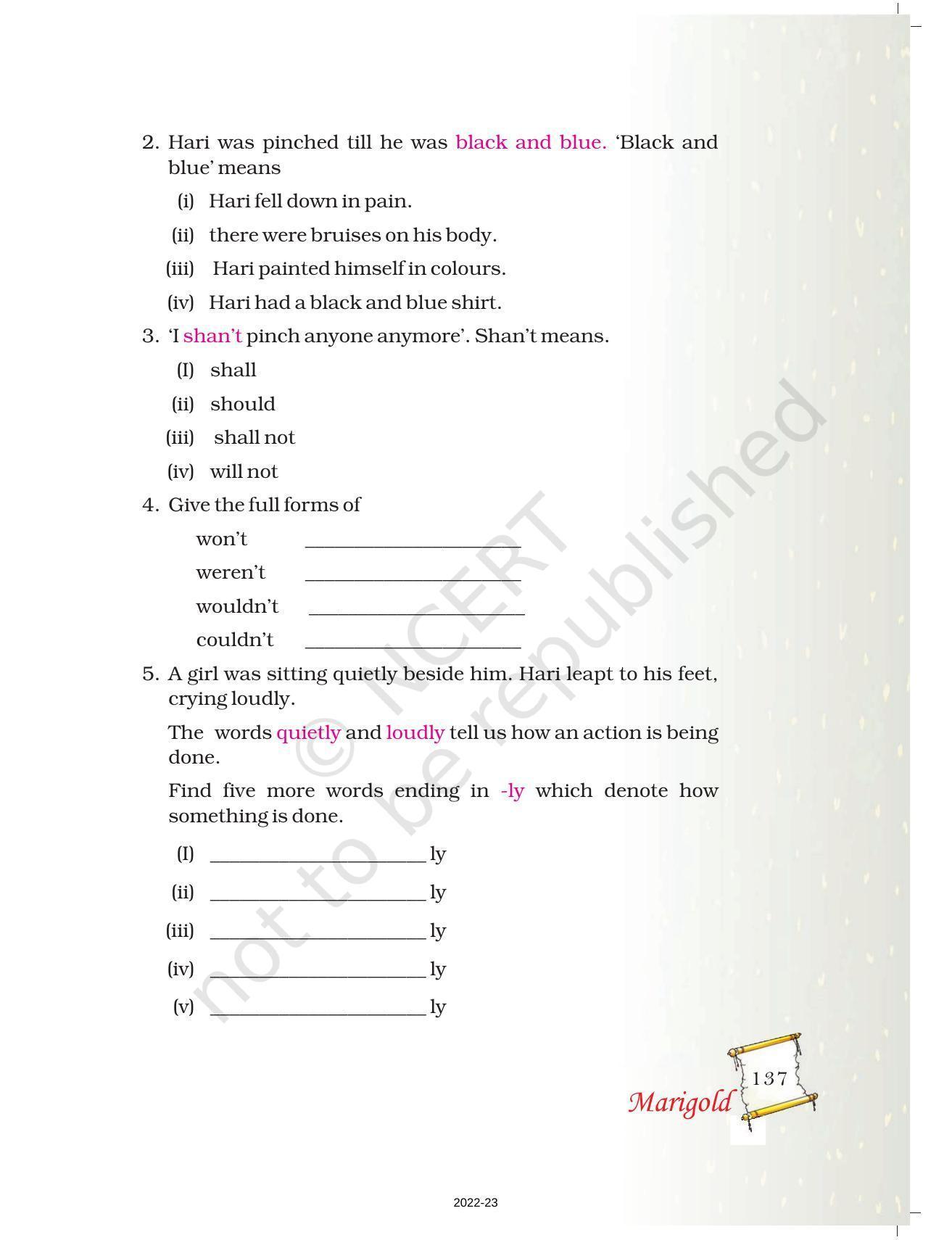 NCERT Book for Class 5 English Chapter 8 Nobody’s Friend - Page 12