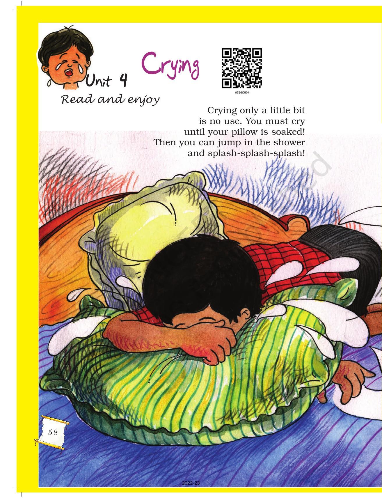 NCERT Book for Class 5 English Chapter 4 Crying - Page 1