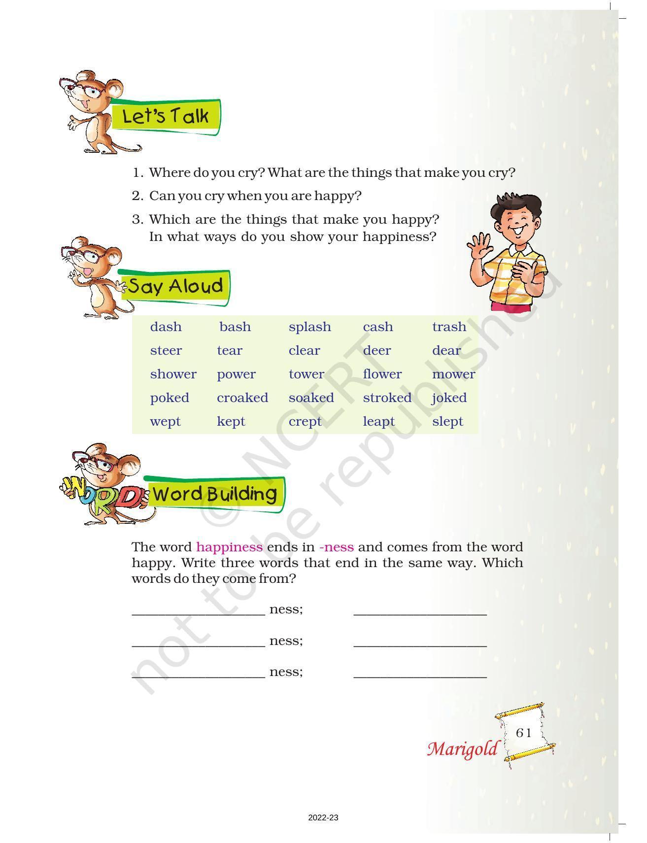 NCERT Book for Class 5 English Chapter 4 Crying - Page 4