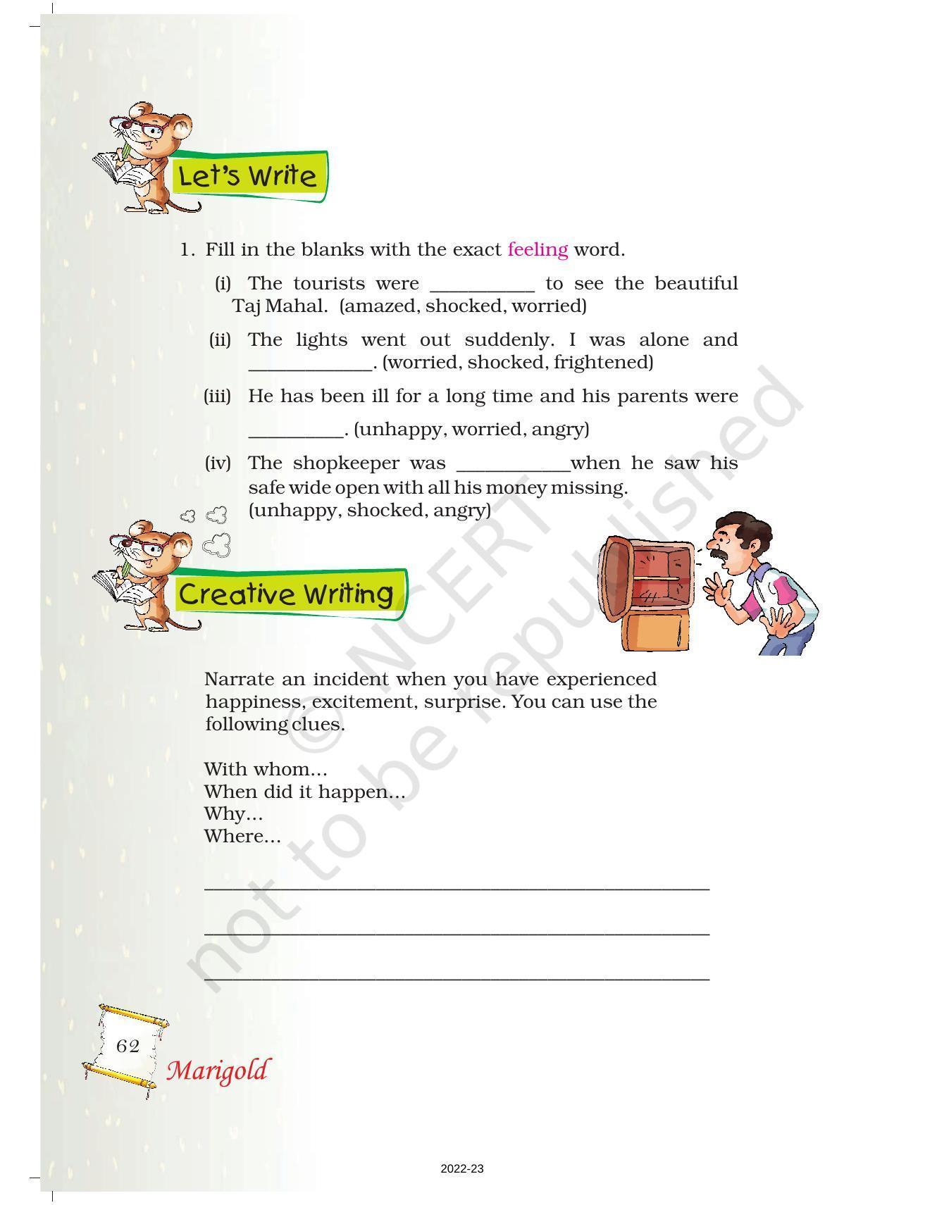 NCERT Book for Class 5 English Chapter 4 Crying - Page 5