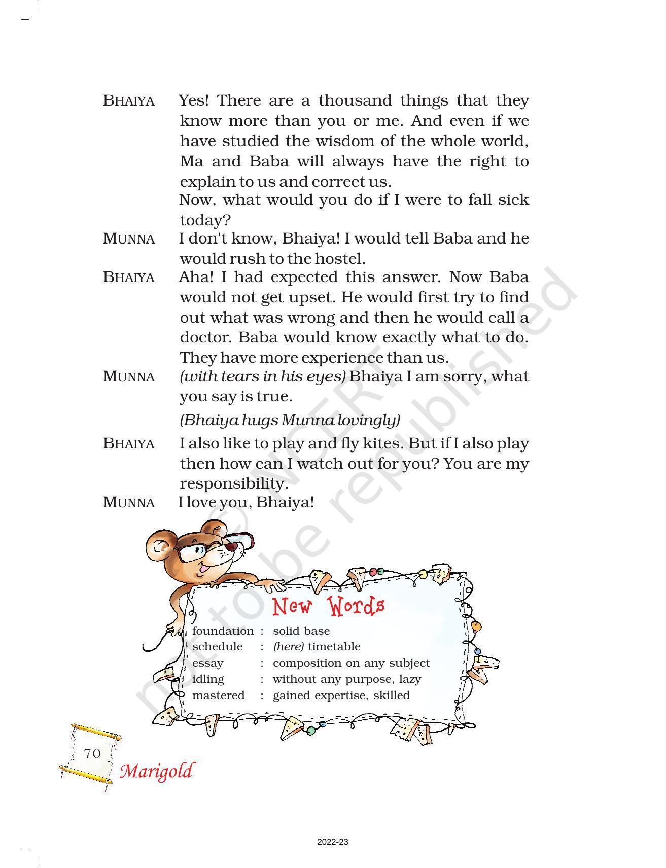 NCERT Book for Class 5 English Chapter 4 Crying - Page 13