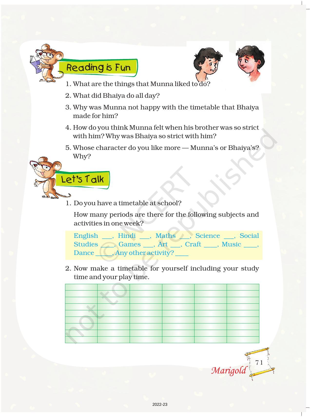 NCERT Book for Class 5 English Chapter 4 Crying - Page 14