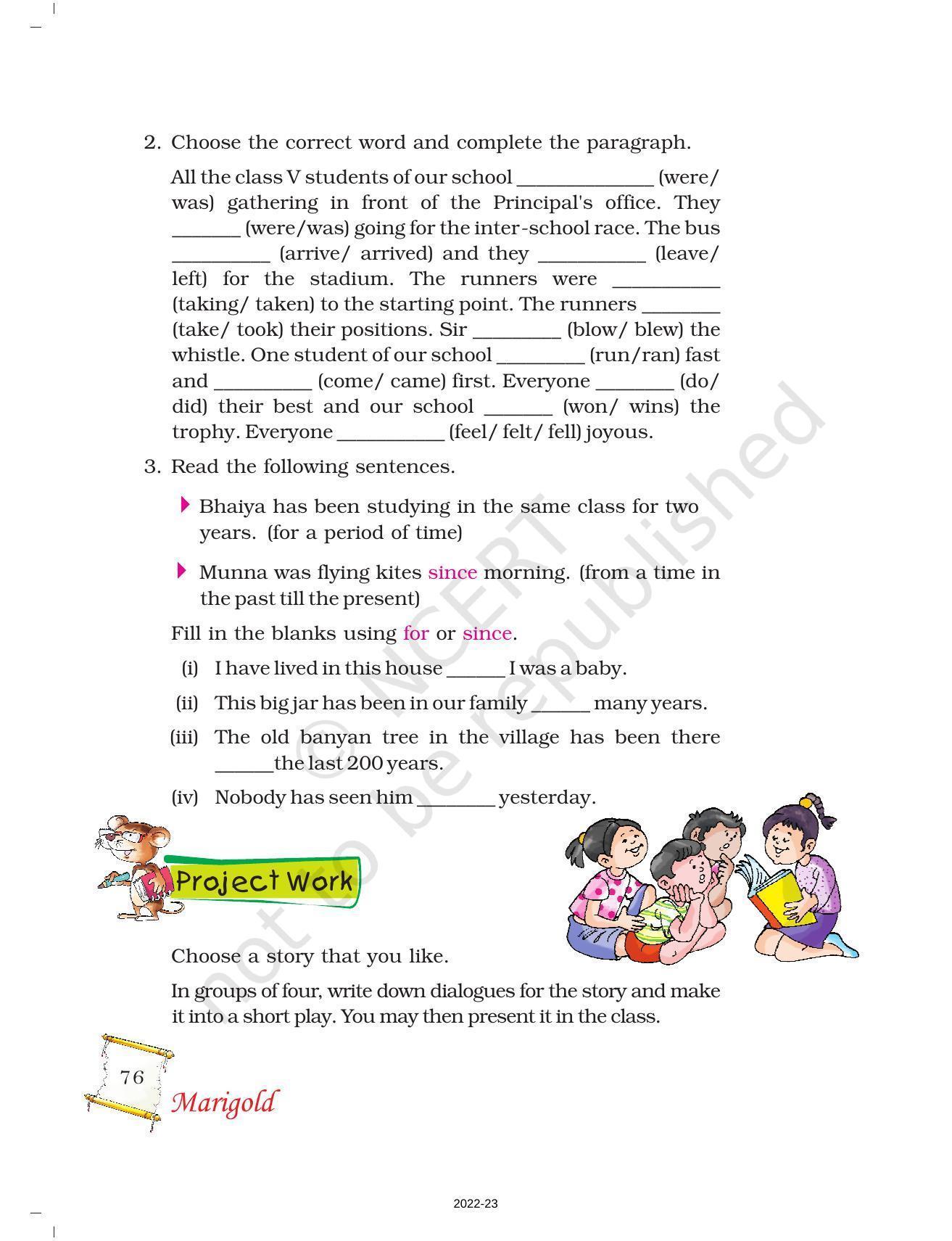 NCERT Book for Class 5 English Chapter 4 Crying - Page 19