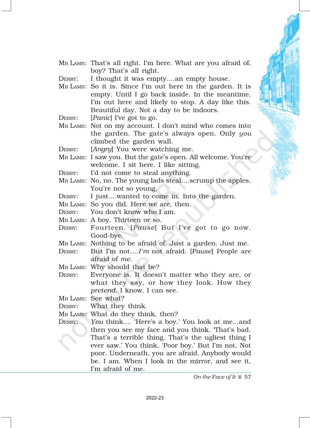 NCERT Book for Class 12 English Chapter 6 On the face of It - Page 2