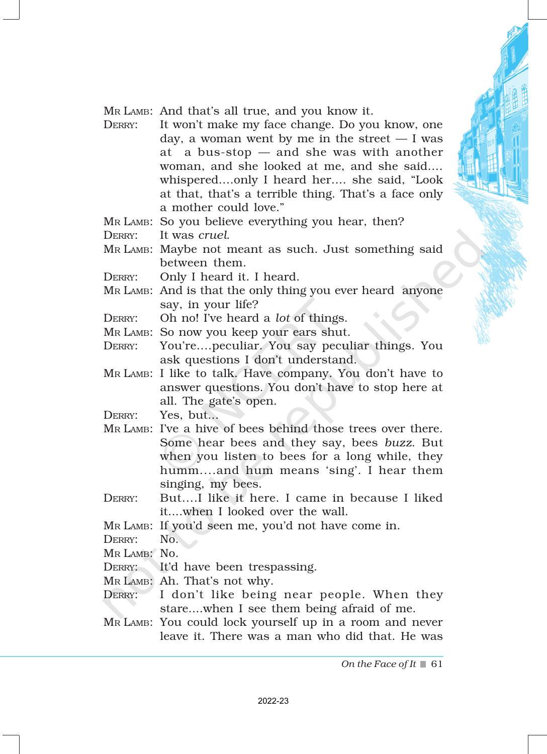 NCERT Book for Class 12 English Chapter 6 On the face of It - Page 6