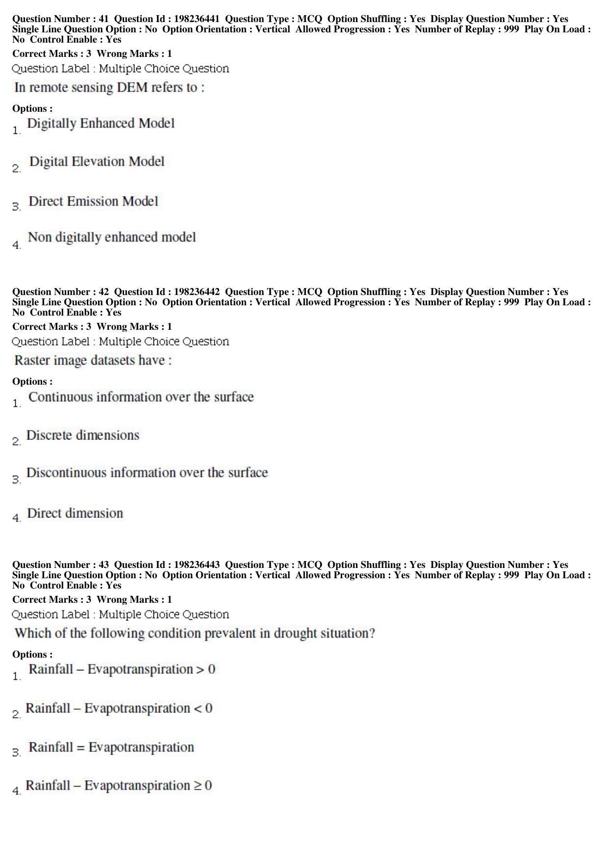 BHU RET Water Management 2019 Question Paper - Page 16