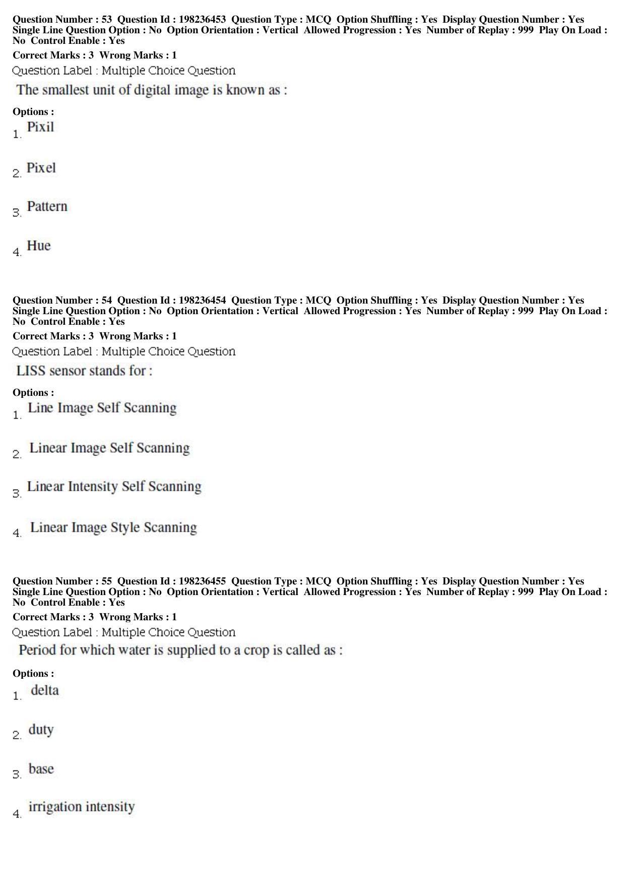 BHU RET Water Management 2019 Question Paper - Page 20