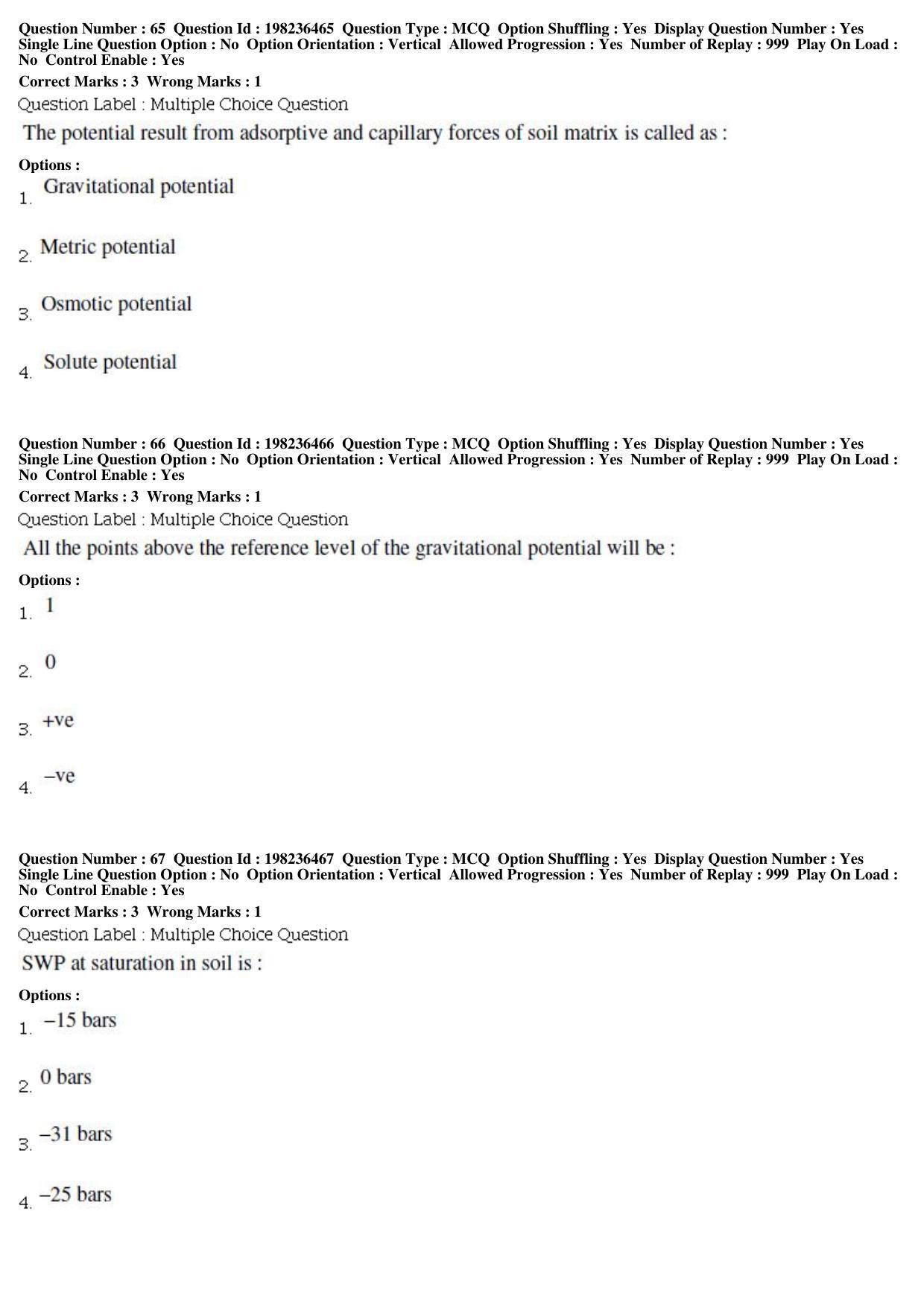 BHU RET Water Management 2019 Question Paper - Page 24