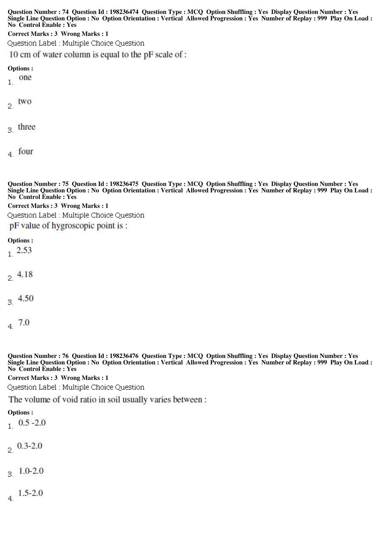 BHU RET Water Management 2019 Question Paper - Page 27
