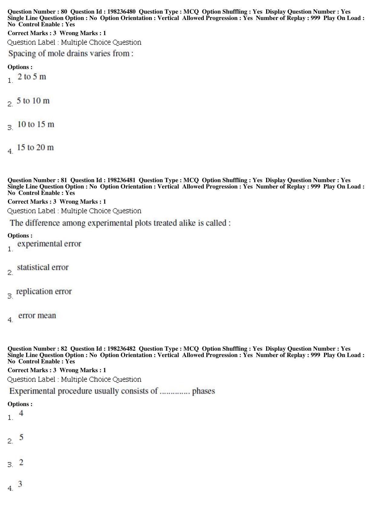 BHU RET Water Management 2019 Question Paper - Page 29