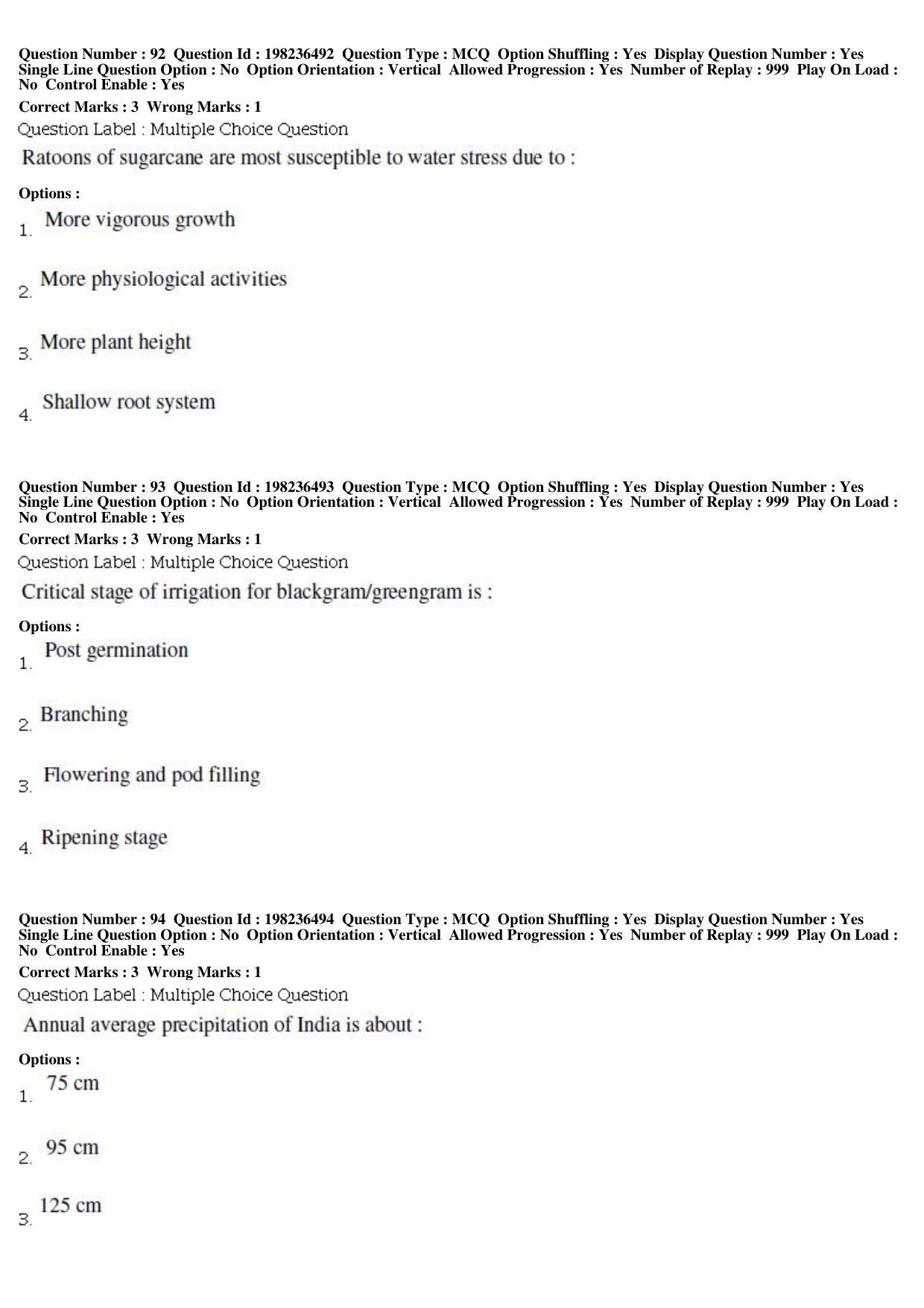 BHU RET Water Management 2019 Question Paper - Page 33
