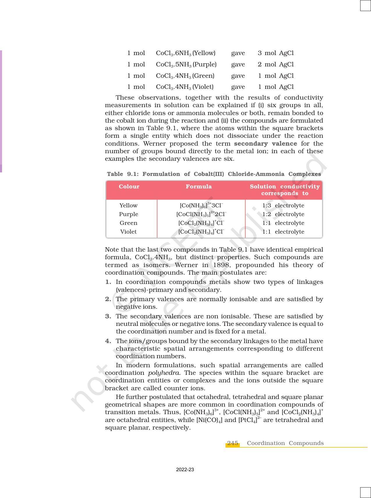 Ncert book for class 12 chemistry chapter 9 coordination compounds