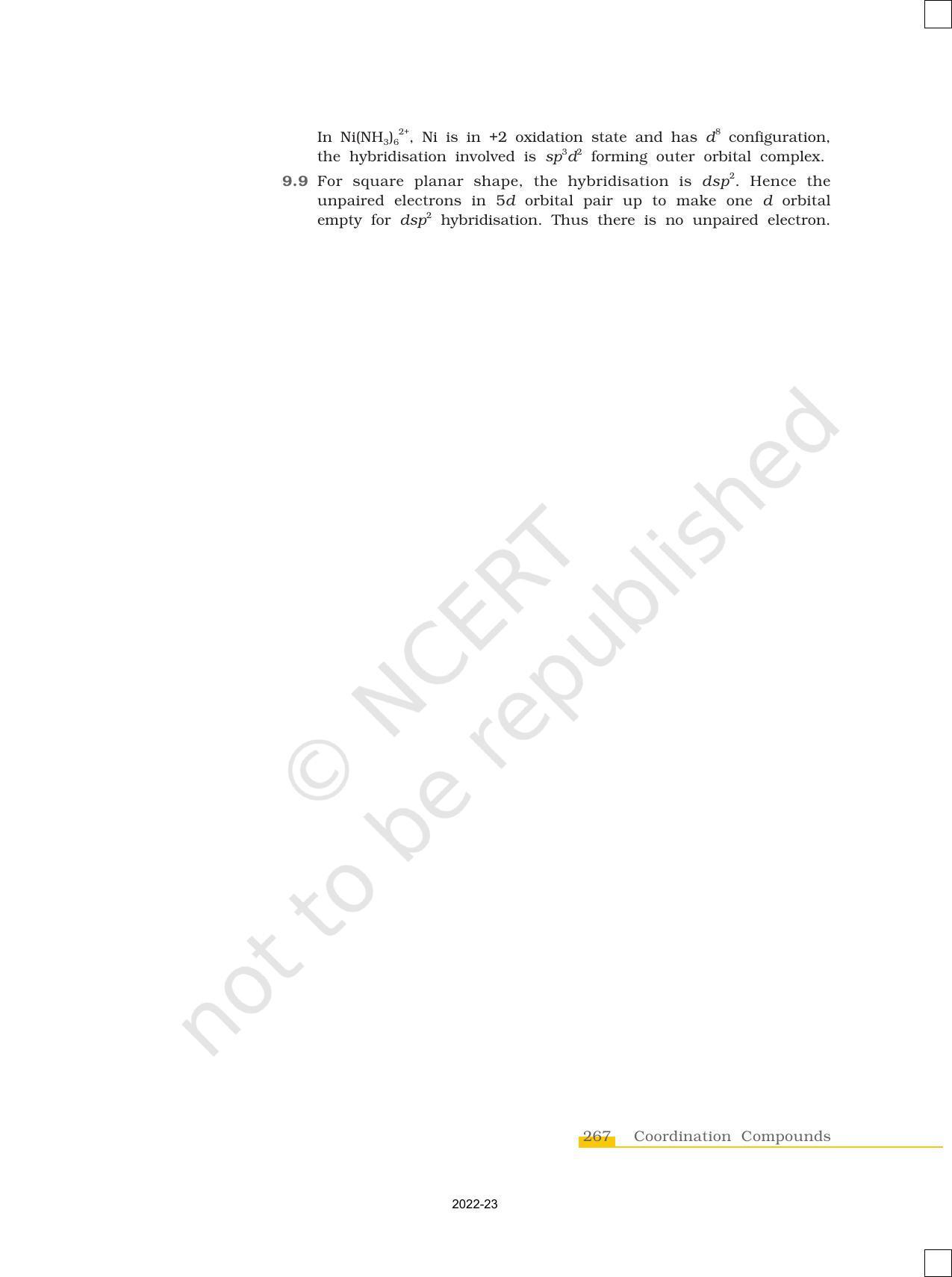NCERT Book for Class 12 Chemistry Chapter 9 Coordination Compounds - Page 24