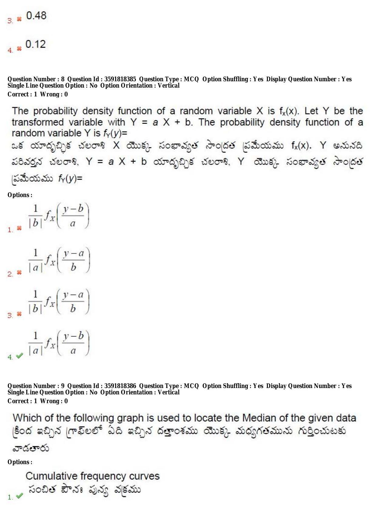 TS CPGET 2018 M.Sc. Physics (Shift 1) Question Paper with Answer Key - Page 5