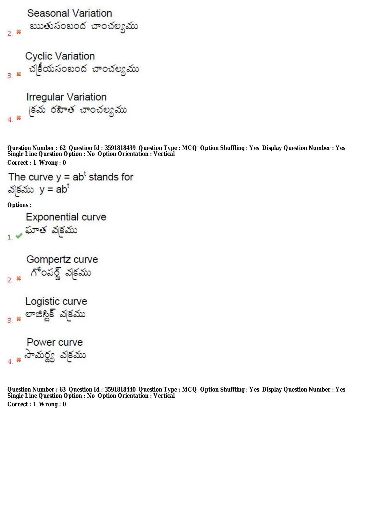 TS CPGET 2018 M.Sc. Physics (Shift 1) Question Paper with Answer Key - Page 31