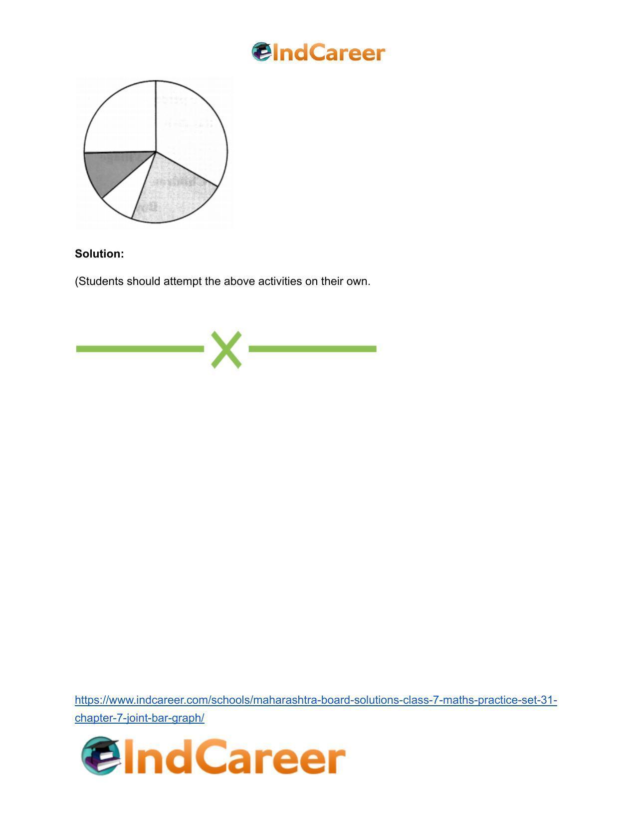 Maharashtra Board Solutions Class 7-Maths (Practice Set 31): Chapter 7- Joint Bar Graph - Page 16