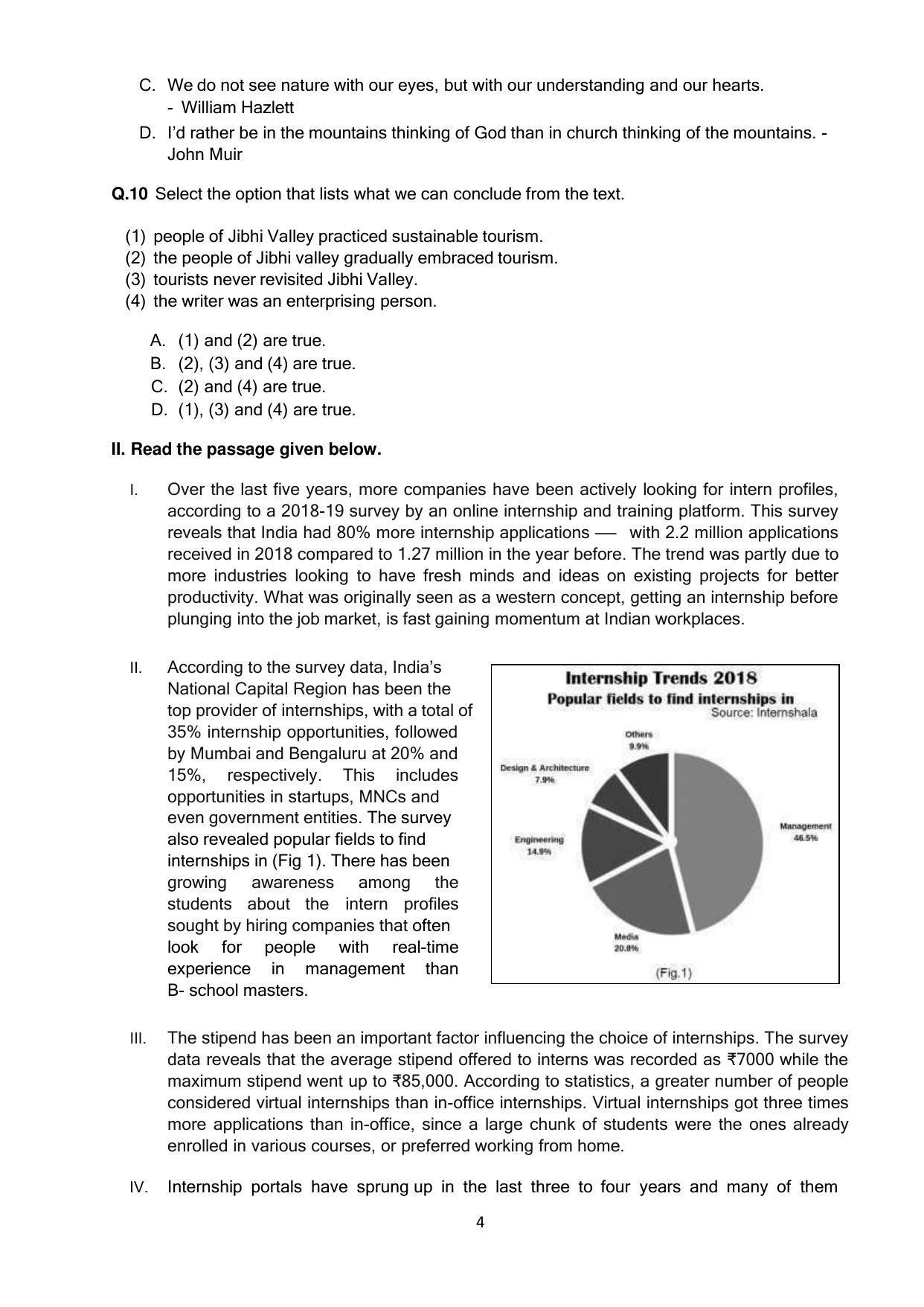 CBSE Class 12th English Core Sample Question Paper 2021-22 - Page 4