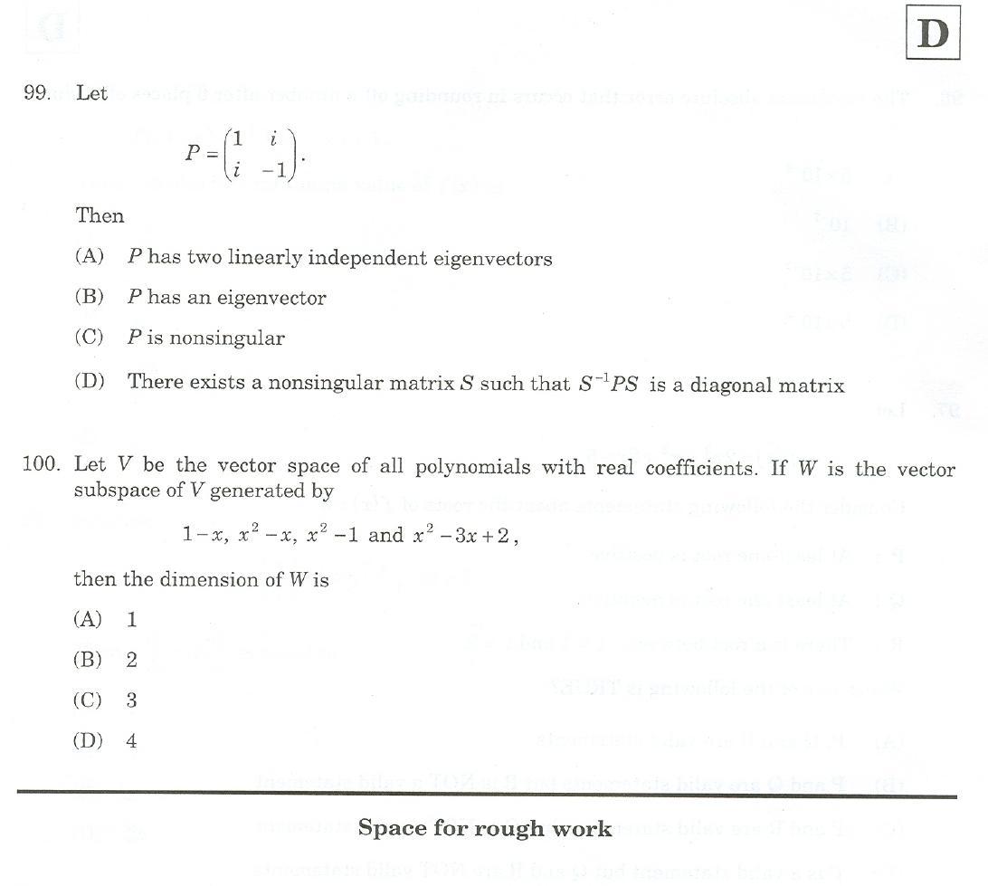 JAM 2007: CA Question Paper - Page 41