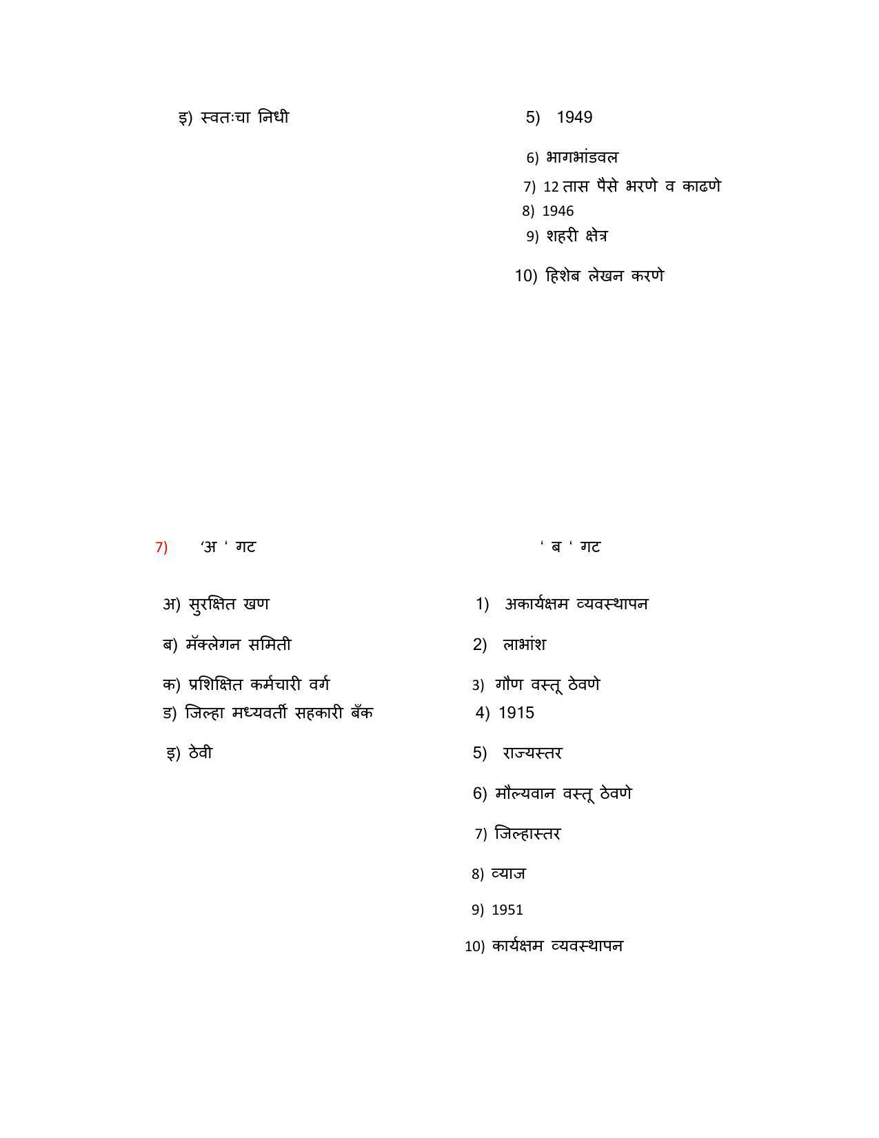 Maharashtra Board Class 12 सहकार Sample Paper  (मराठी माध्यम) - Page 11