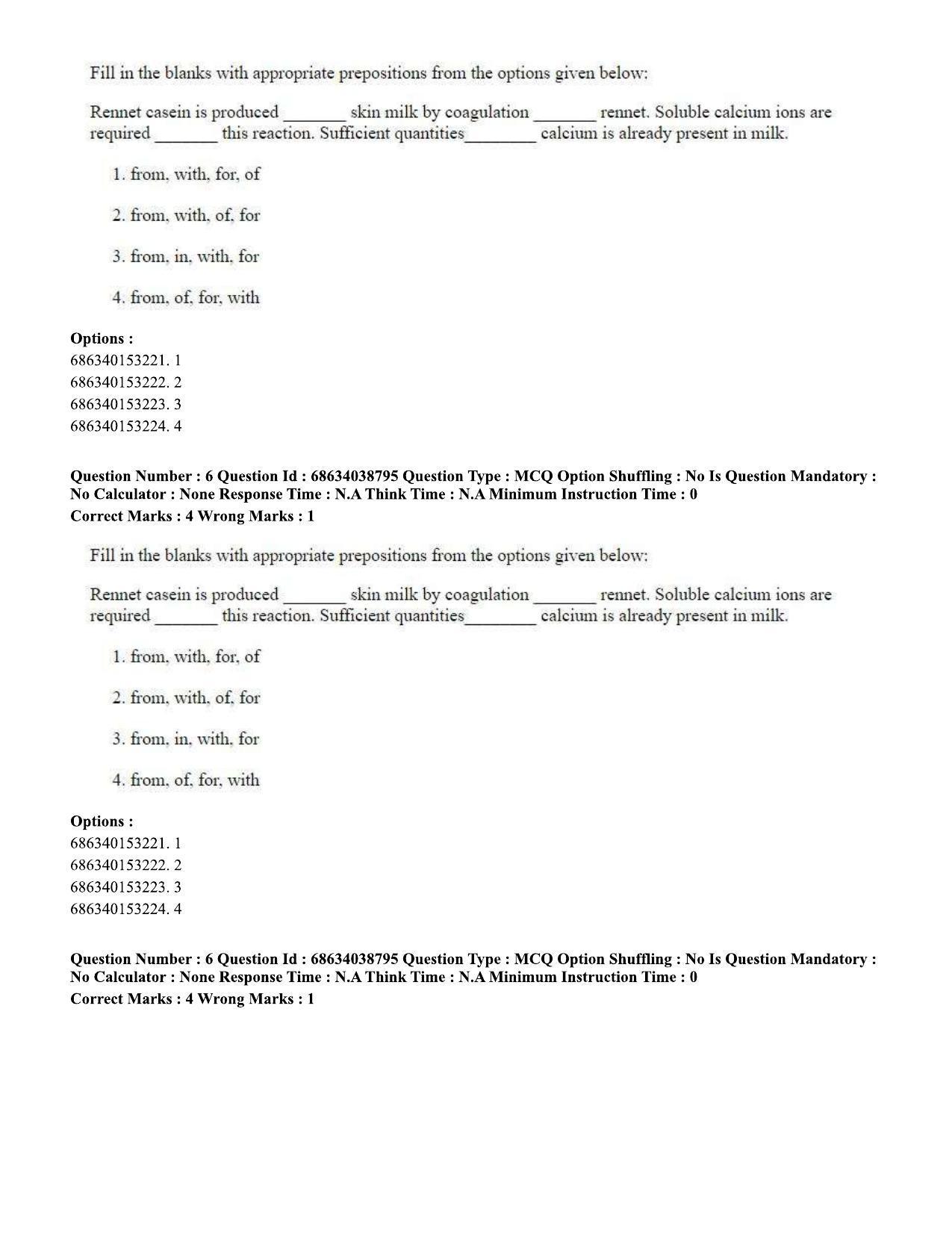 CUET PG 2023: LAQP12 – German (Eng) - Shift 2 (25-06-2023) Question Paper - Page 10