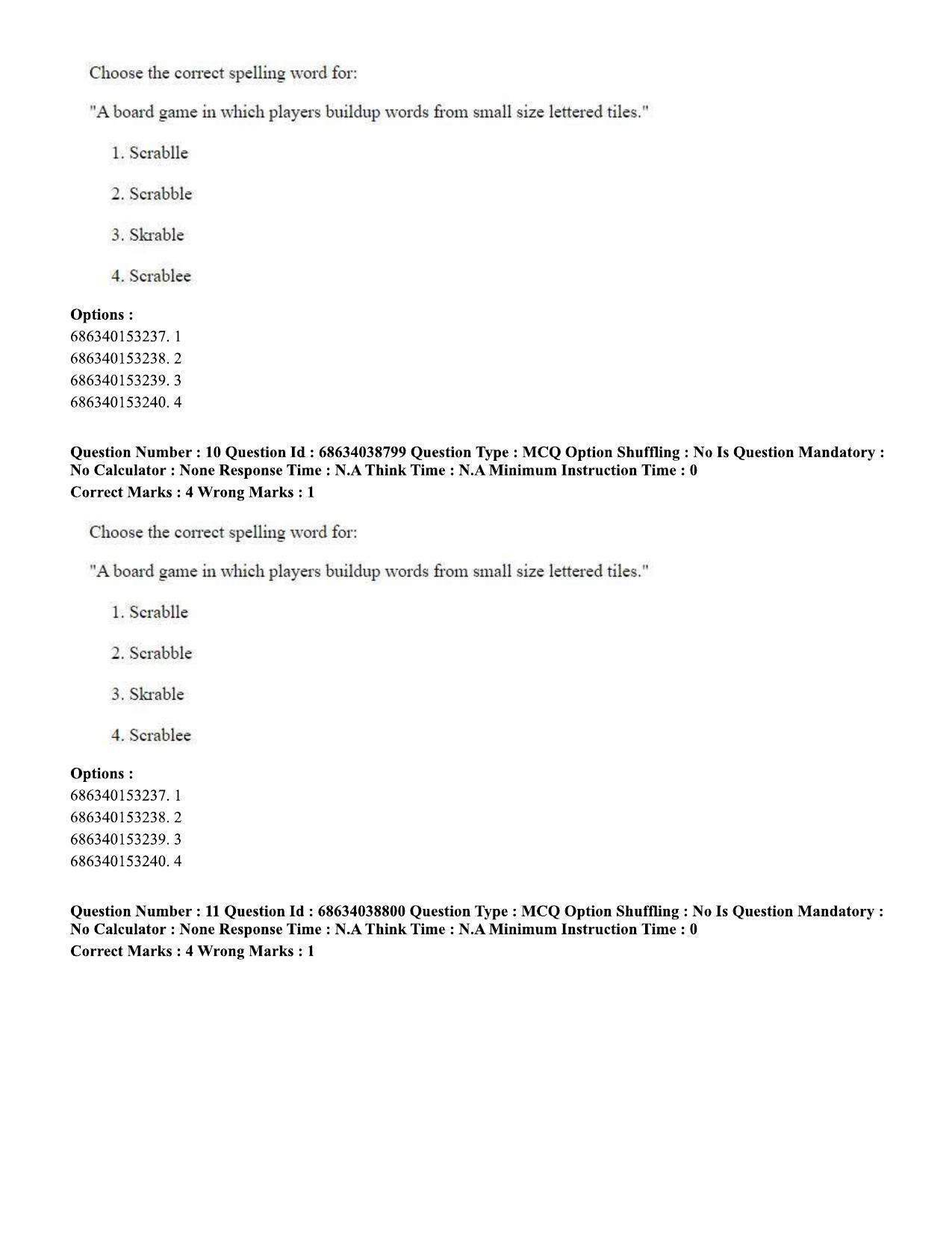 CUET PG 2023: LAQP12 – German (Eng) - Shift 2 (25-06-2023) Question Paper - Page 16