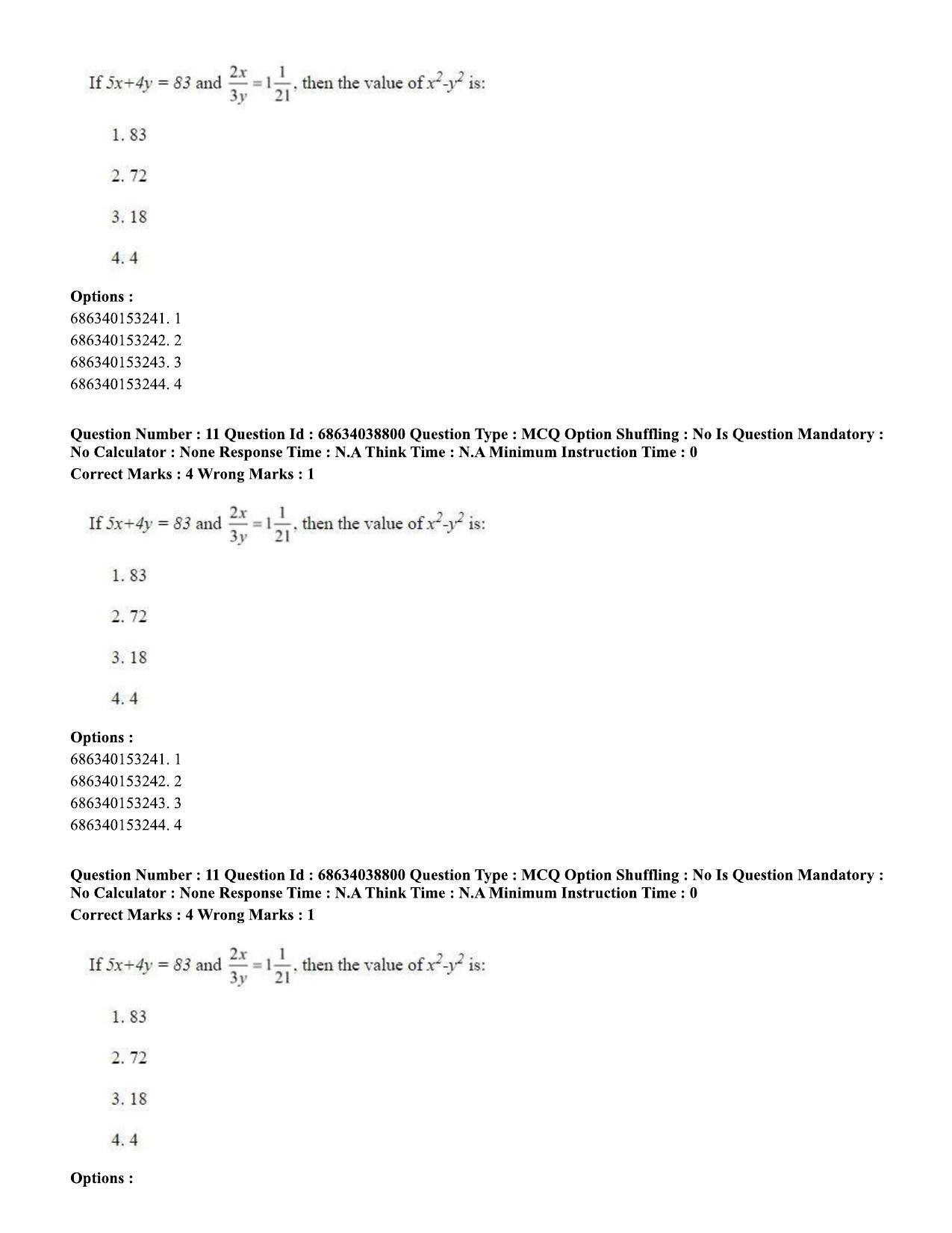 CUET PG 2023: LAQP12 – German (Eng) - Shift 2 (25-06-2023) Question Paper - Page 17