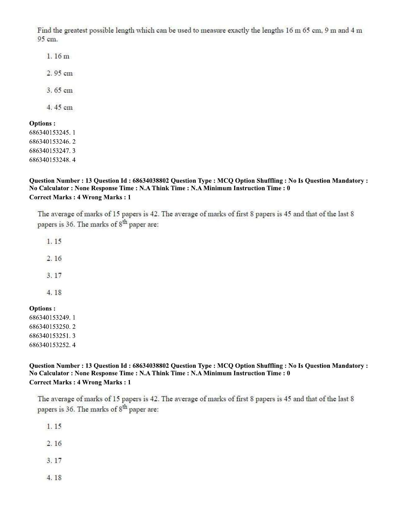 CUET PG 2023: LAQP12 – German (Eng) - Shift 2 (25-06-2023) Question Paper - Page 19