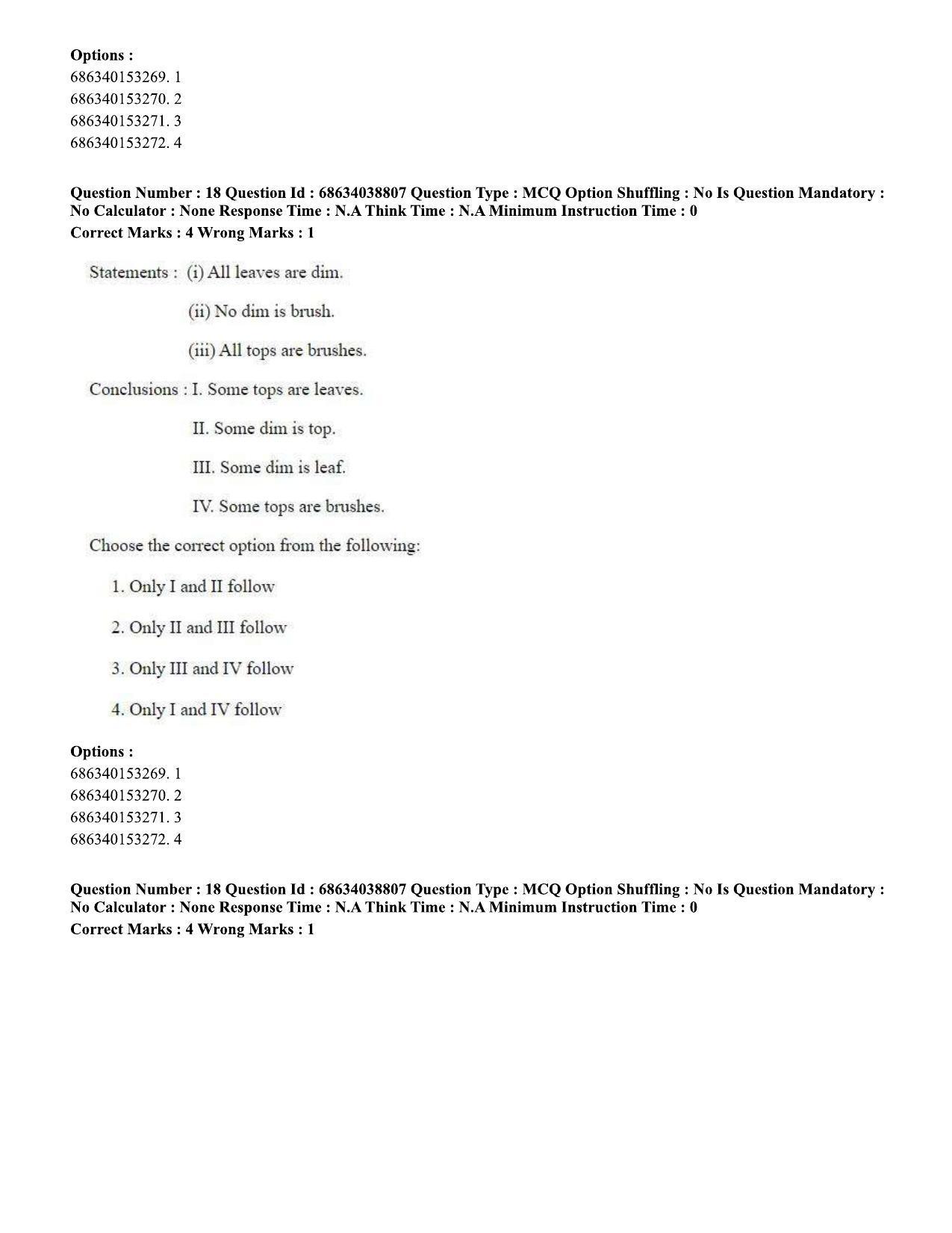 CUET PG 2023: LAQP12 – German (Eng) - Shift 2 (25-06-2023) Question Paper - Page 26