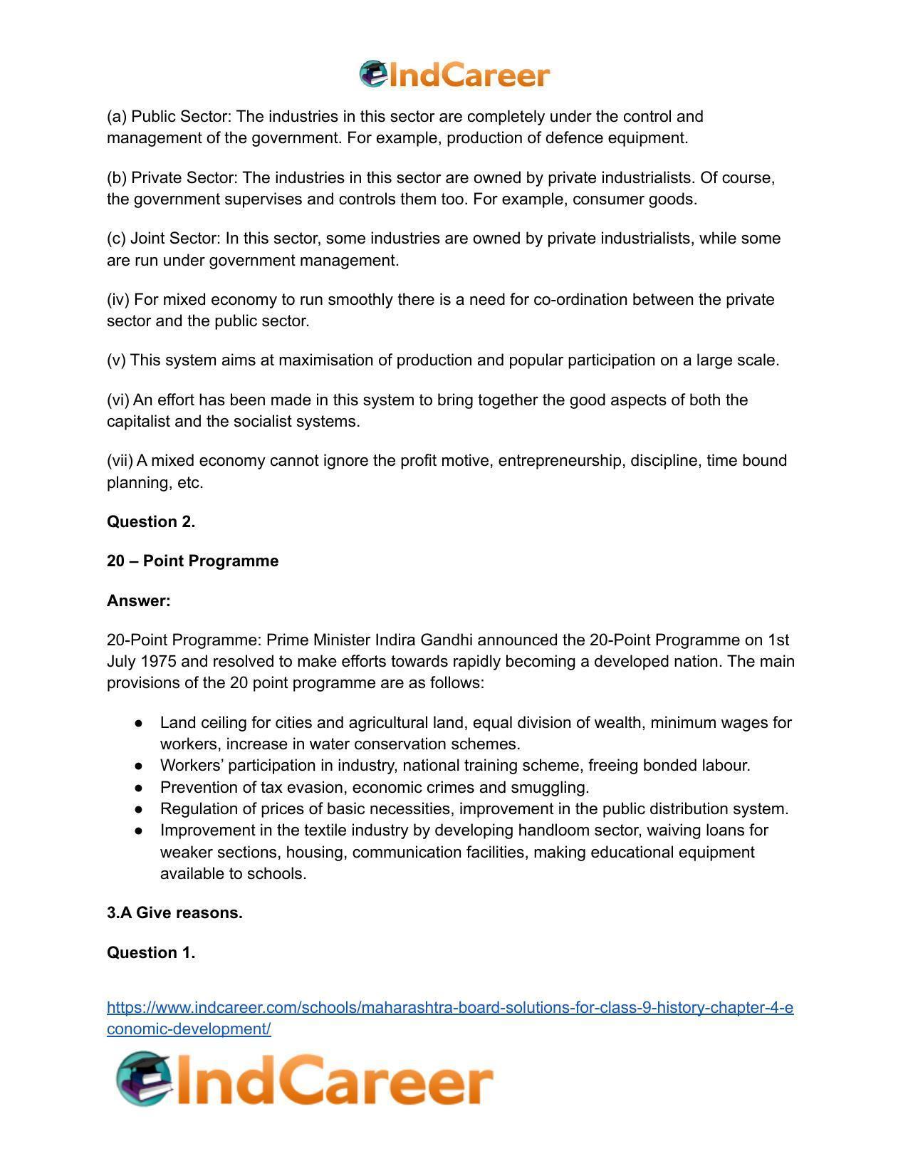 Maharashtra Board Solutions for Class 9- History: Chapter 4- Economic Development - Page 5