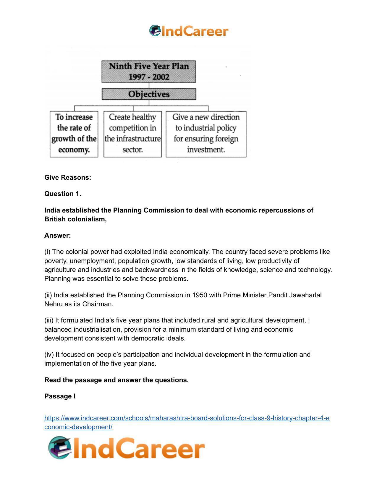 Maharashtra Board Solutions for Class 9- History: Chapter 4- Economic Development - Page 19