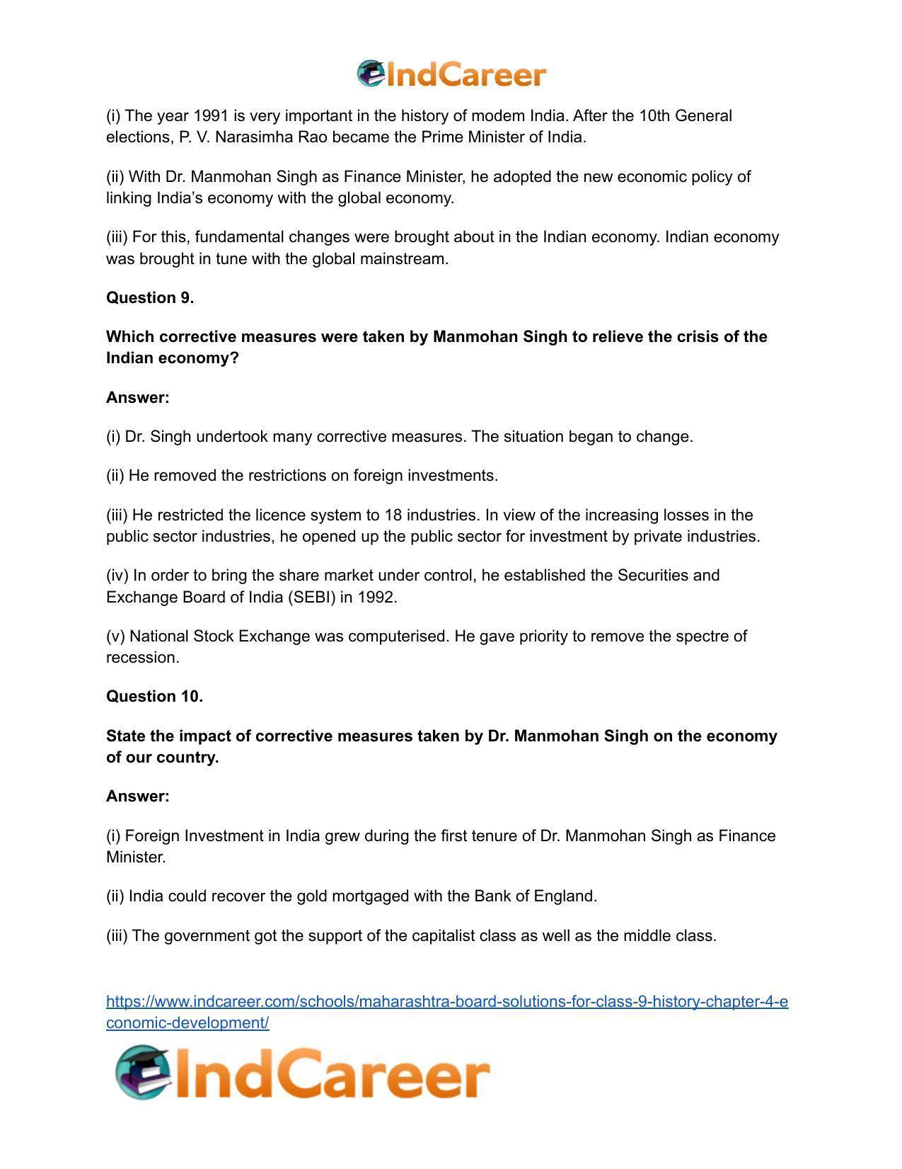 Maharashtra Board Solutions for Class 9- History: Chapter 4- Economic Development - Page 26