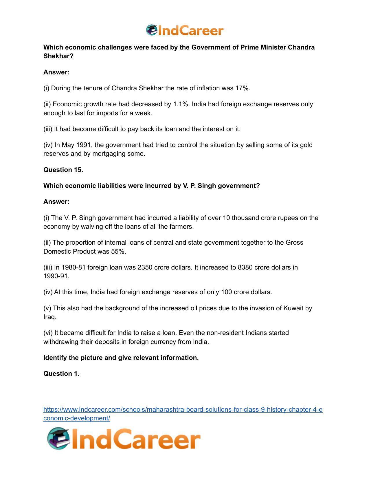 Maharashtra Board Solutions for Class 9- History: Chapter 4- Economic Development - Page 28