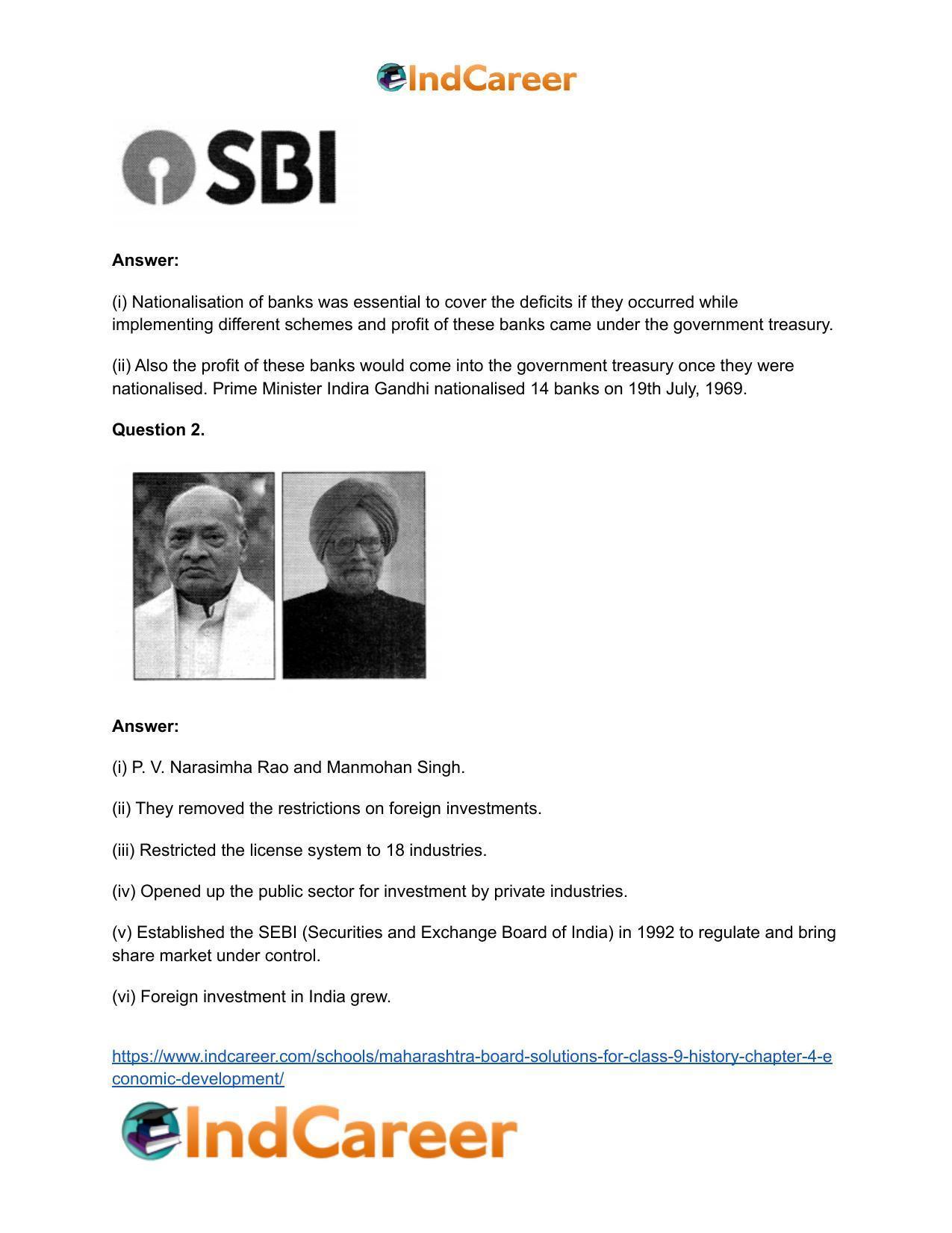 Maharashtra Board Solutions for Class 9- History: Chapter 4- Economic Development - Page 29