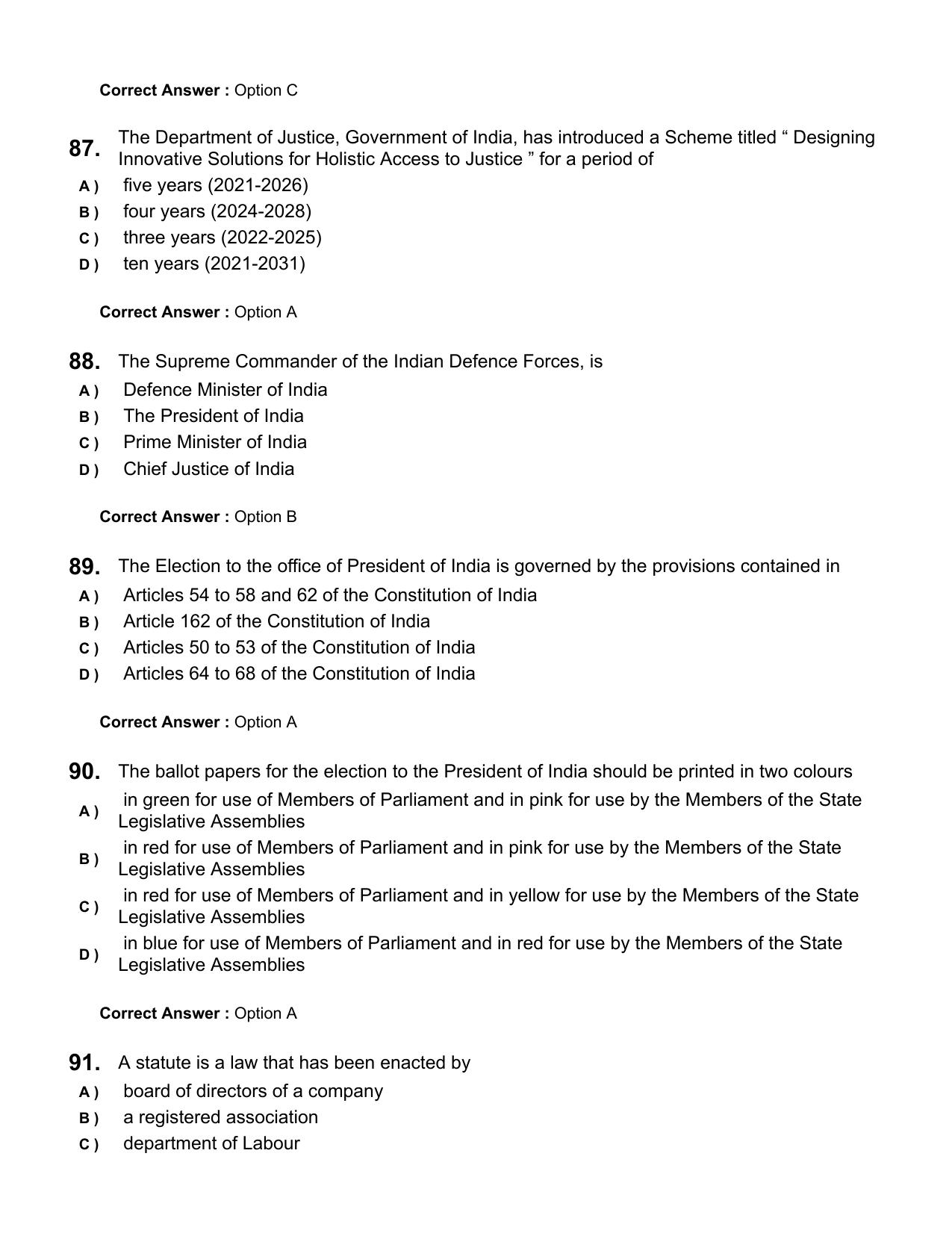 Kerala LLB 3 Year 2025 Question Paper with Answer Key - Page 18