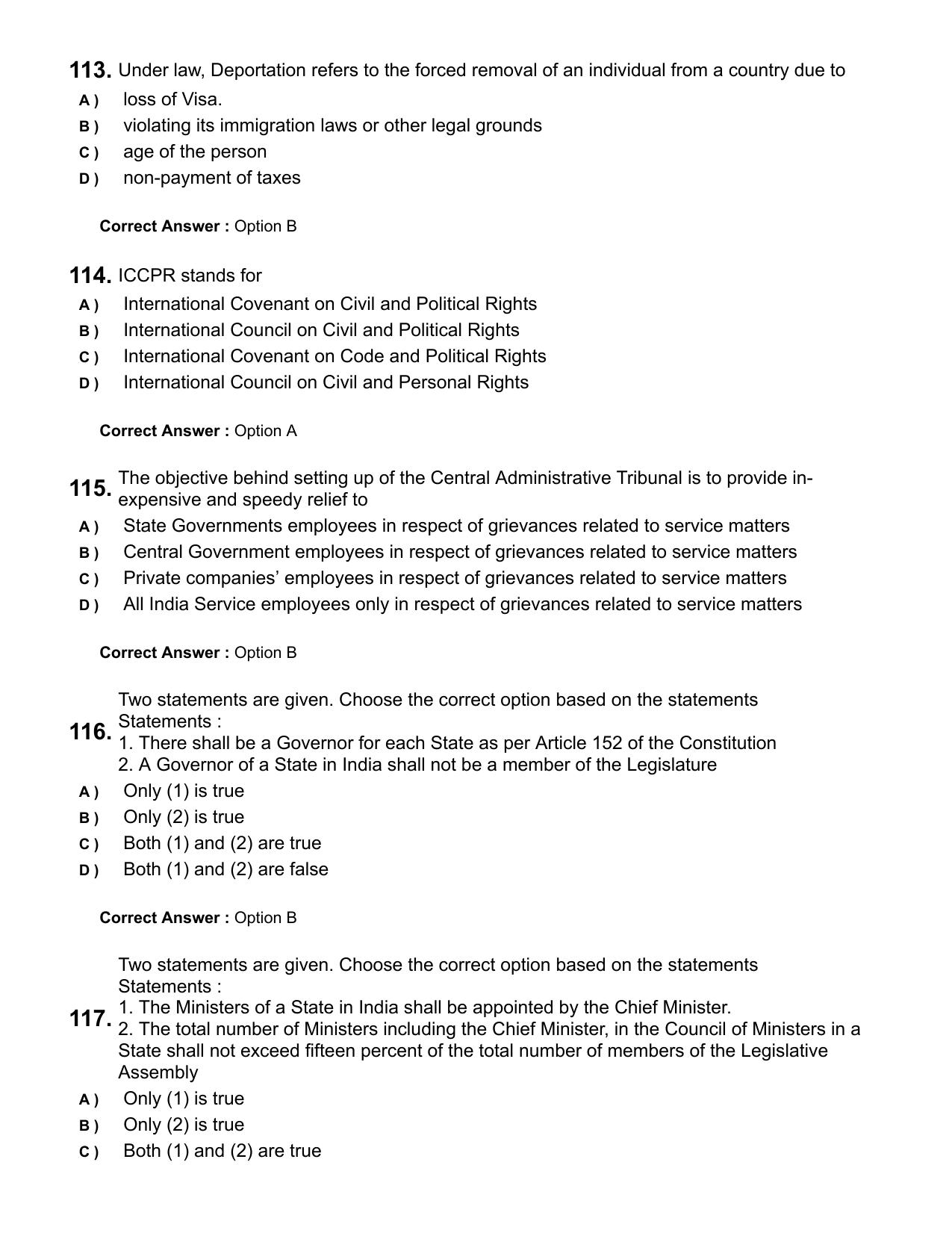 Kerala LLB 3 Year 2025 Question Paper with Answer Key - Page 23