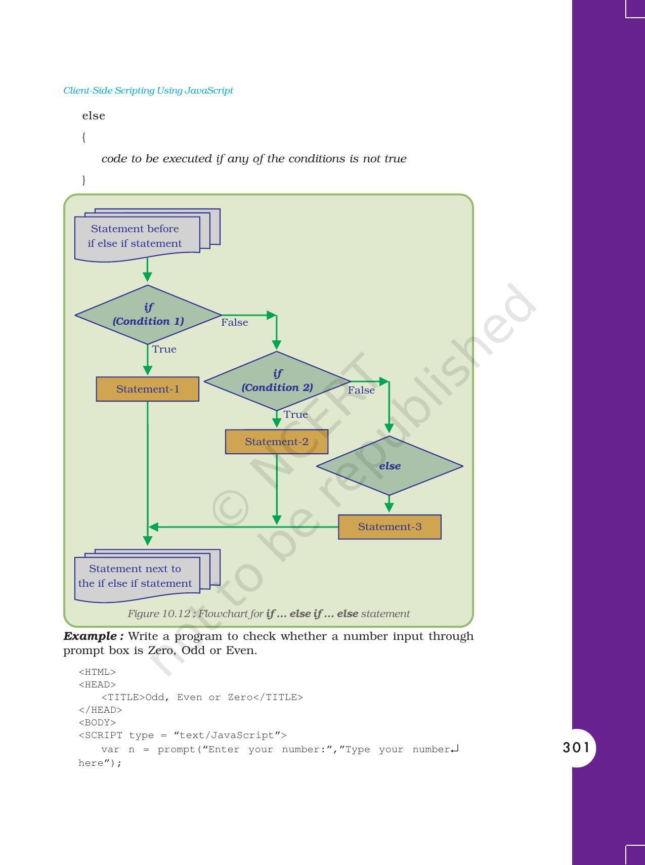 NCERT Book for Class 11 Computers Chapter 10 Client-Side Scripting Using JavaScript - Page 28