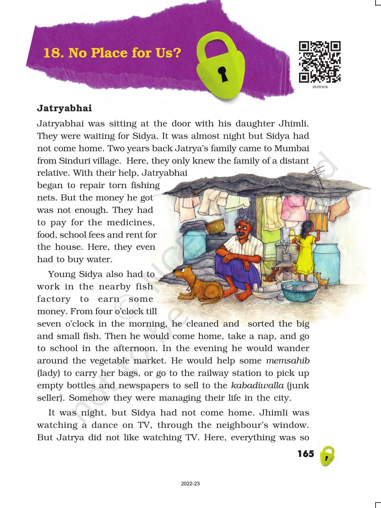 NCERT Book for Class 5 EVS Chapter 18 No Place for Us? - Page 1