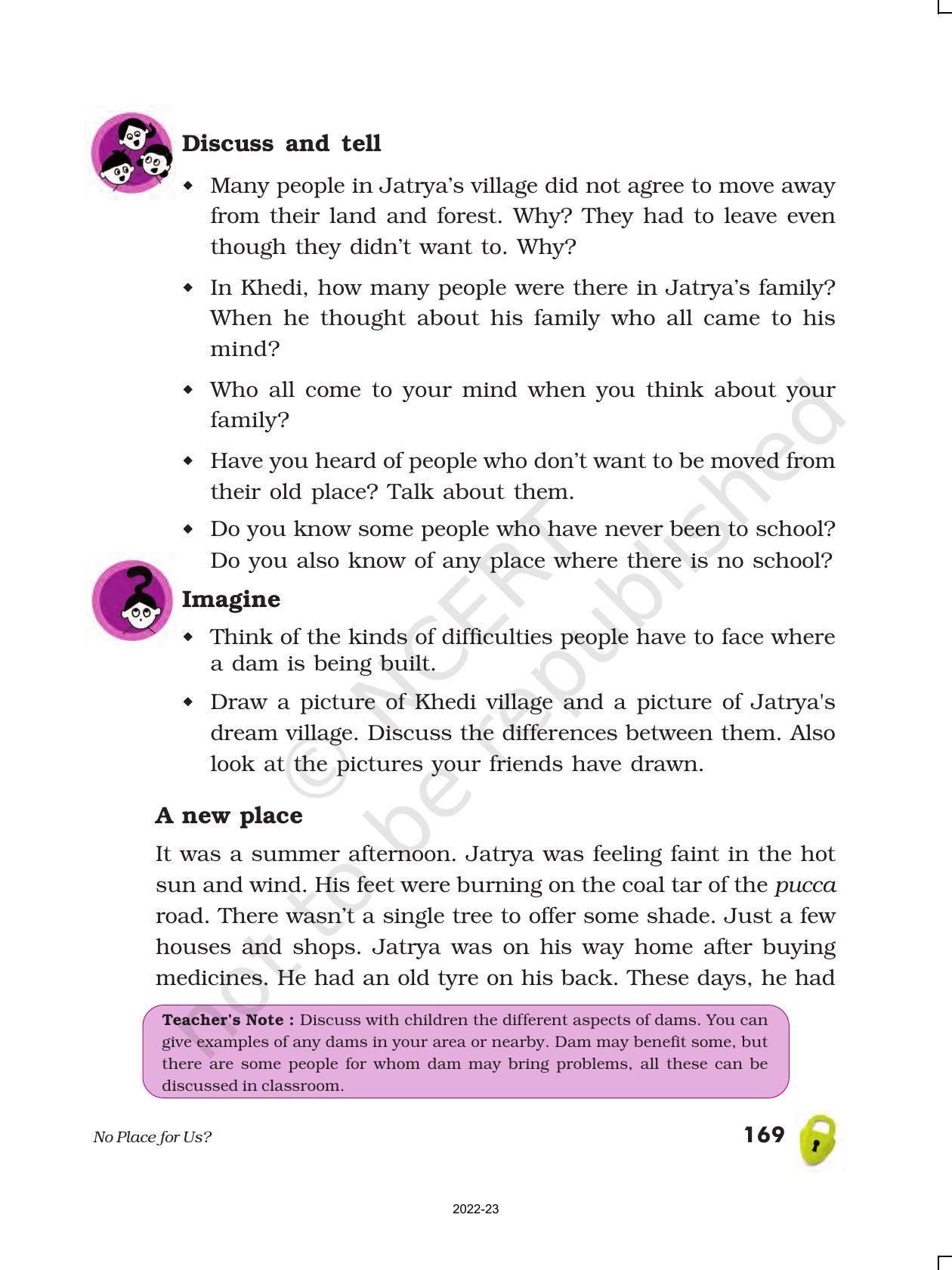 NCERT Book for Class 5 EVS Chapter 18 No Place for Us? - Page 5