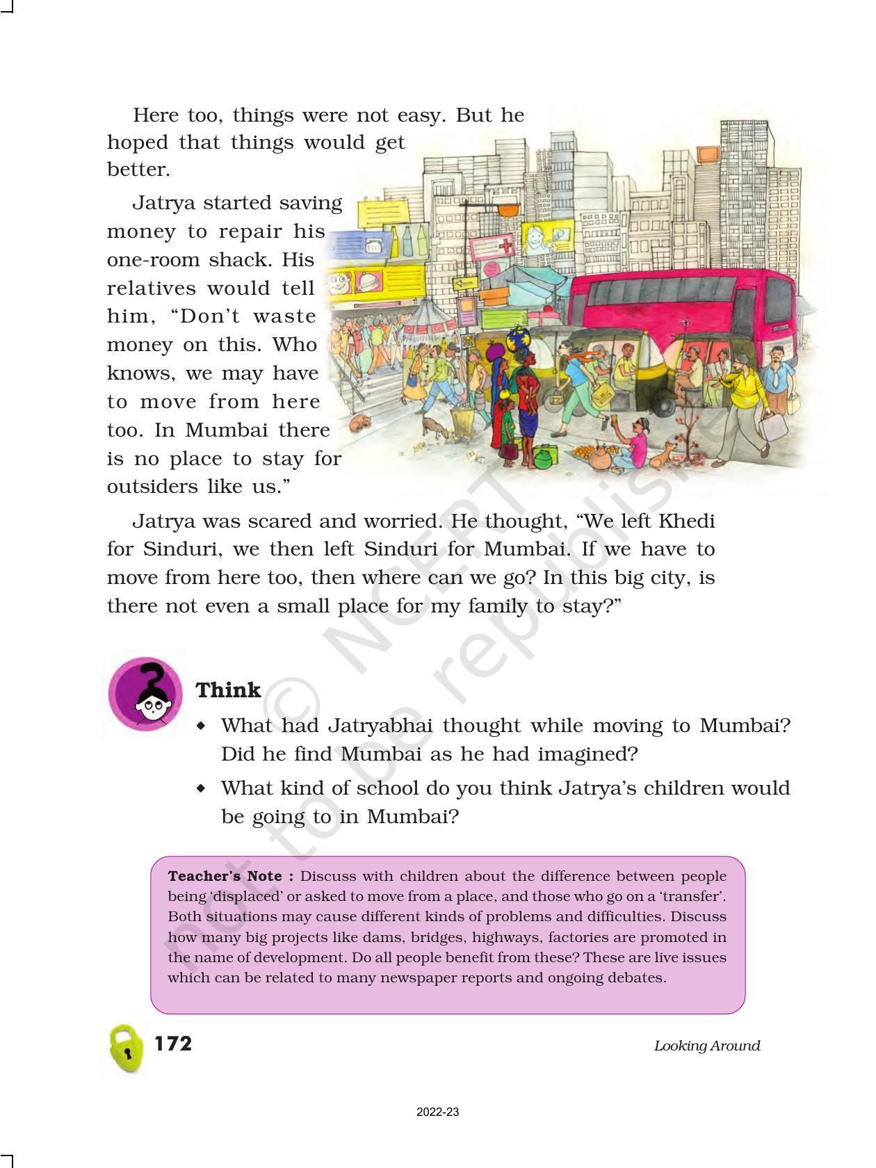 NCERT Book for Class 5 EVS Chapter 18 No Place for Us? - Page 8