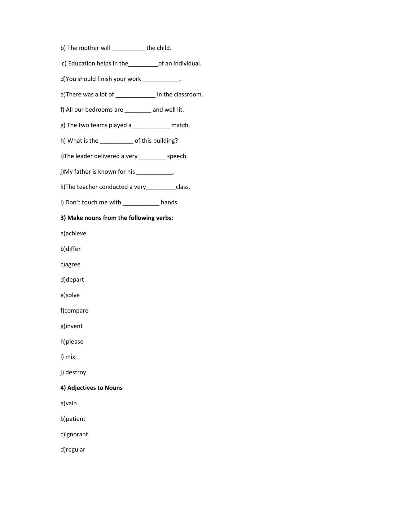 CBSE Worksheets for Class 8 English Assignment 39 - Page 2