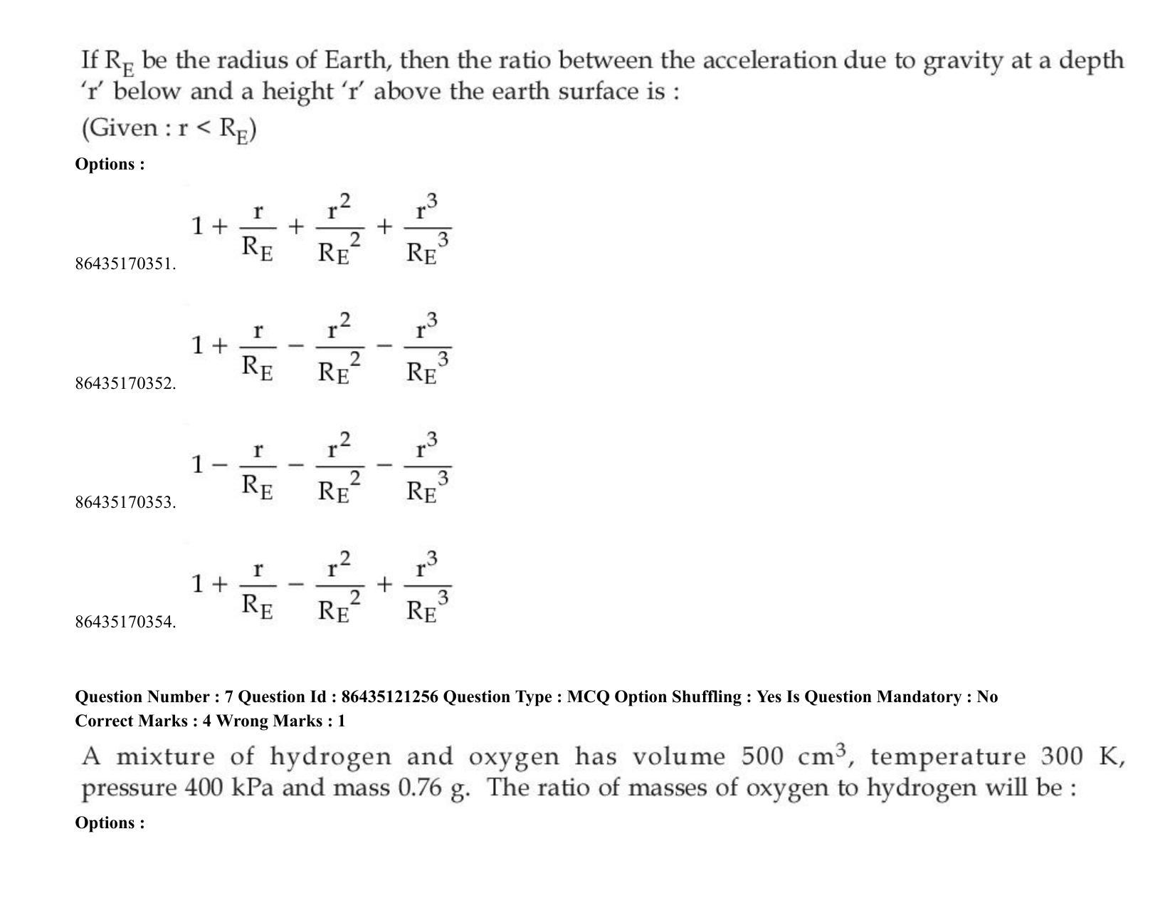 JEE Mains 2021: BTech (Shift 2) 31-08-2021 Question Paper - Page 6