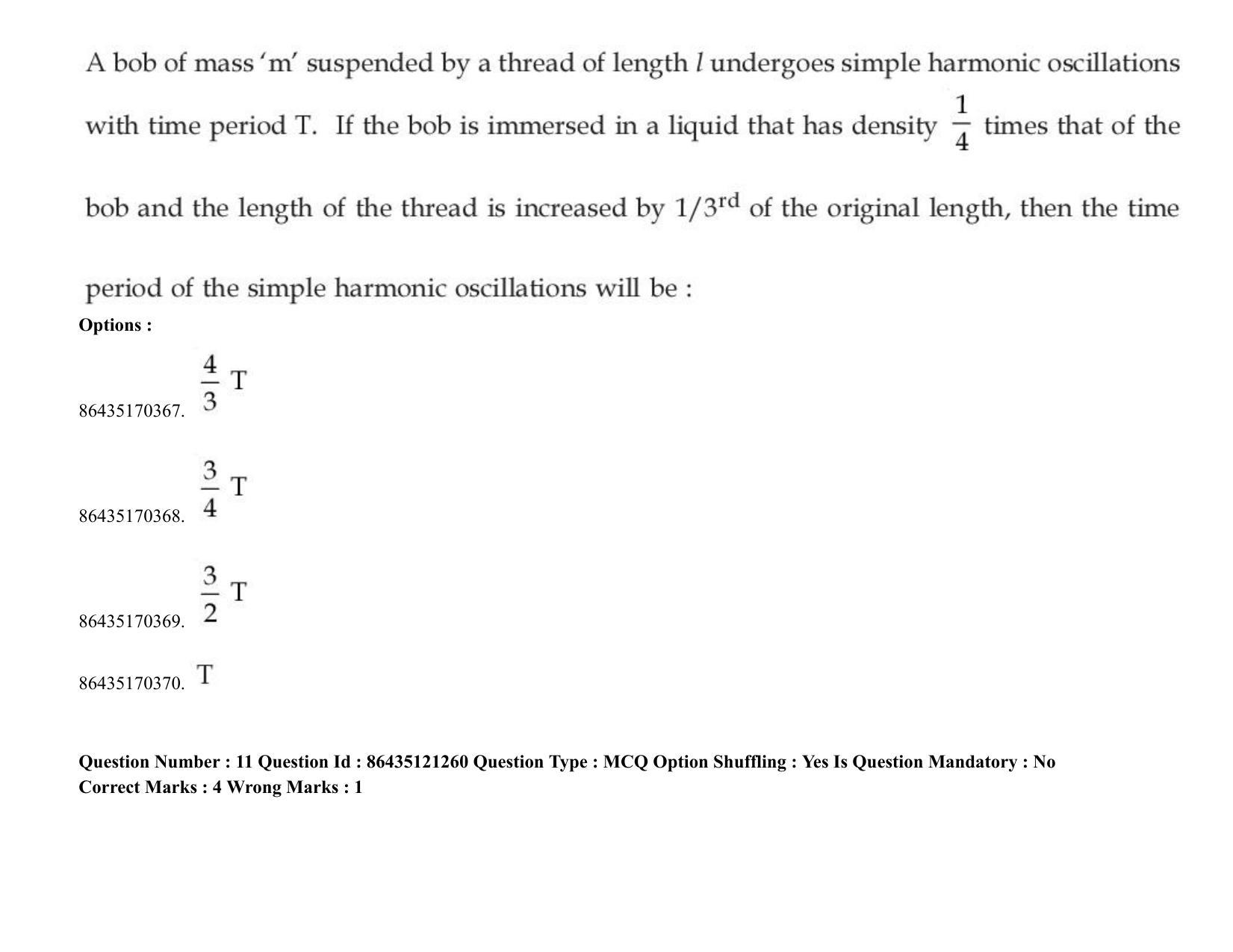 JEE Mains 2021: BTech (Shift 2) 31-08-2021 Question Paper - Page 9