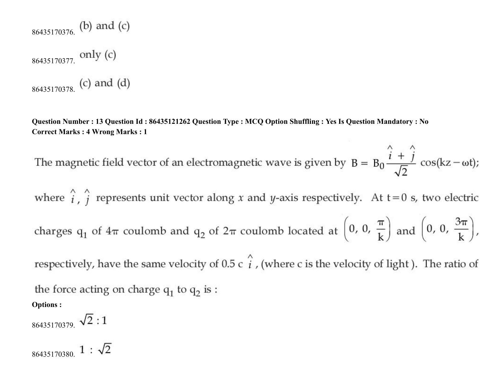 JEE Mains 2021: BTech (Shift 2) 31-08-2021 Question Paper - Page 11
