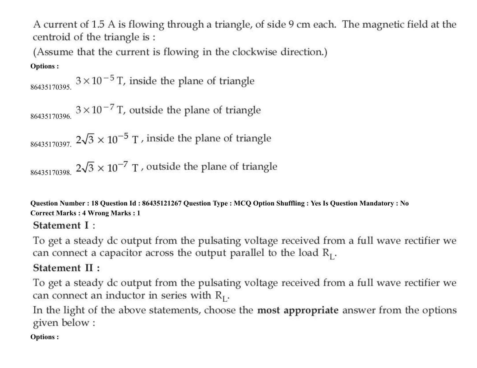 JEE Mains 2021: BTech (Shift 2) 31-08-2021 Question Paper - Page 15