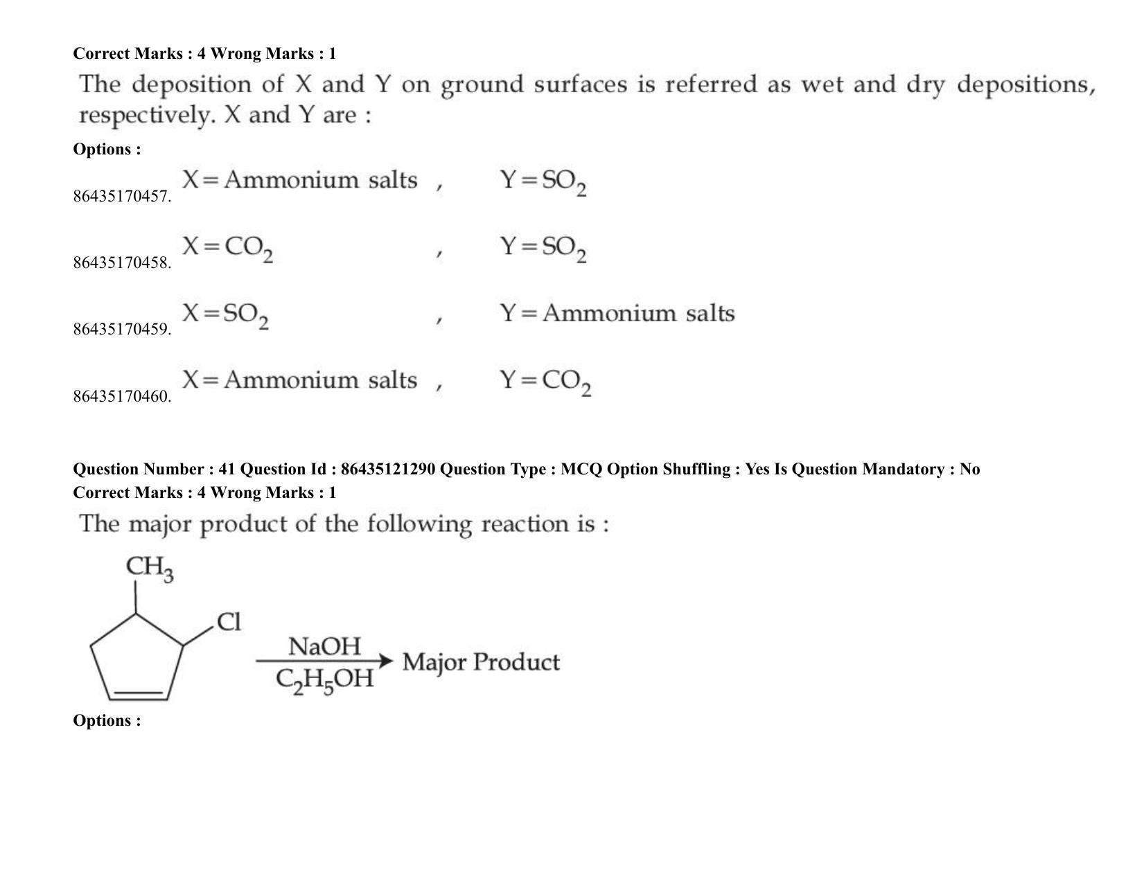 JEE Mains 2021: BTech (Shift 2) 31-08-2021 Question Paper - Page 32