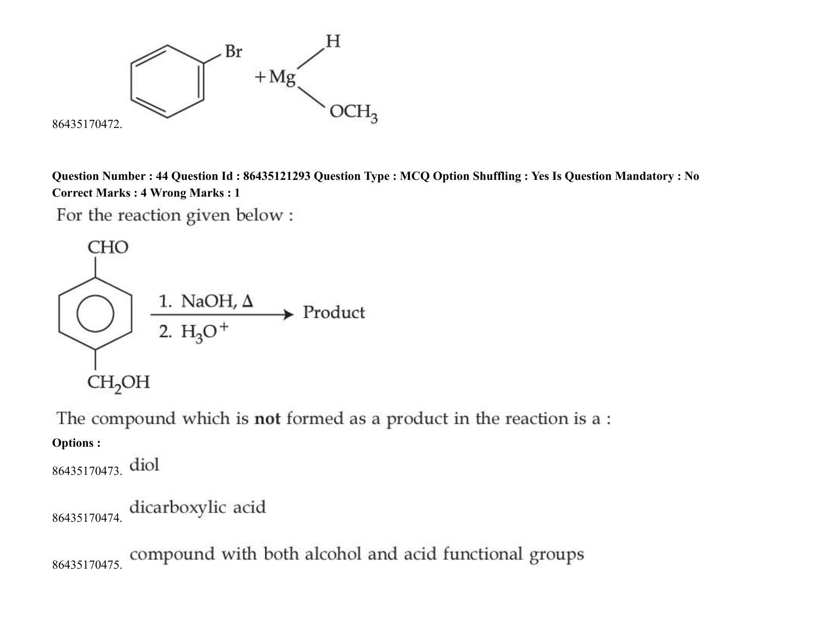 JEE Mains 2021: BTech (Shift 2) 31-08-2021 Question Paper - Page 36