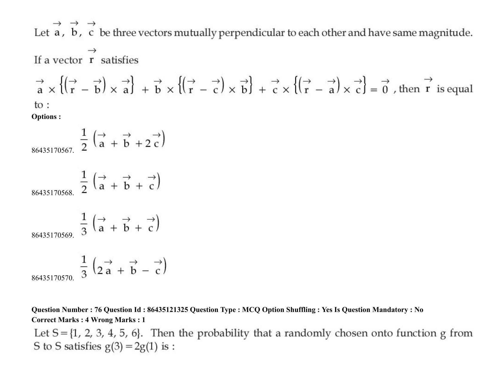 JEE Mains 2021: BTech (Shift 2) 31-08-2021 Question Paper - Page 59