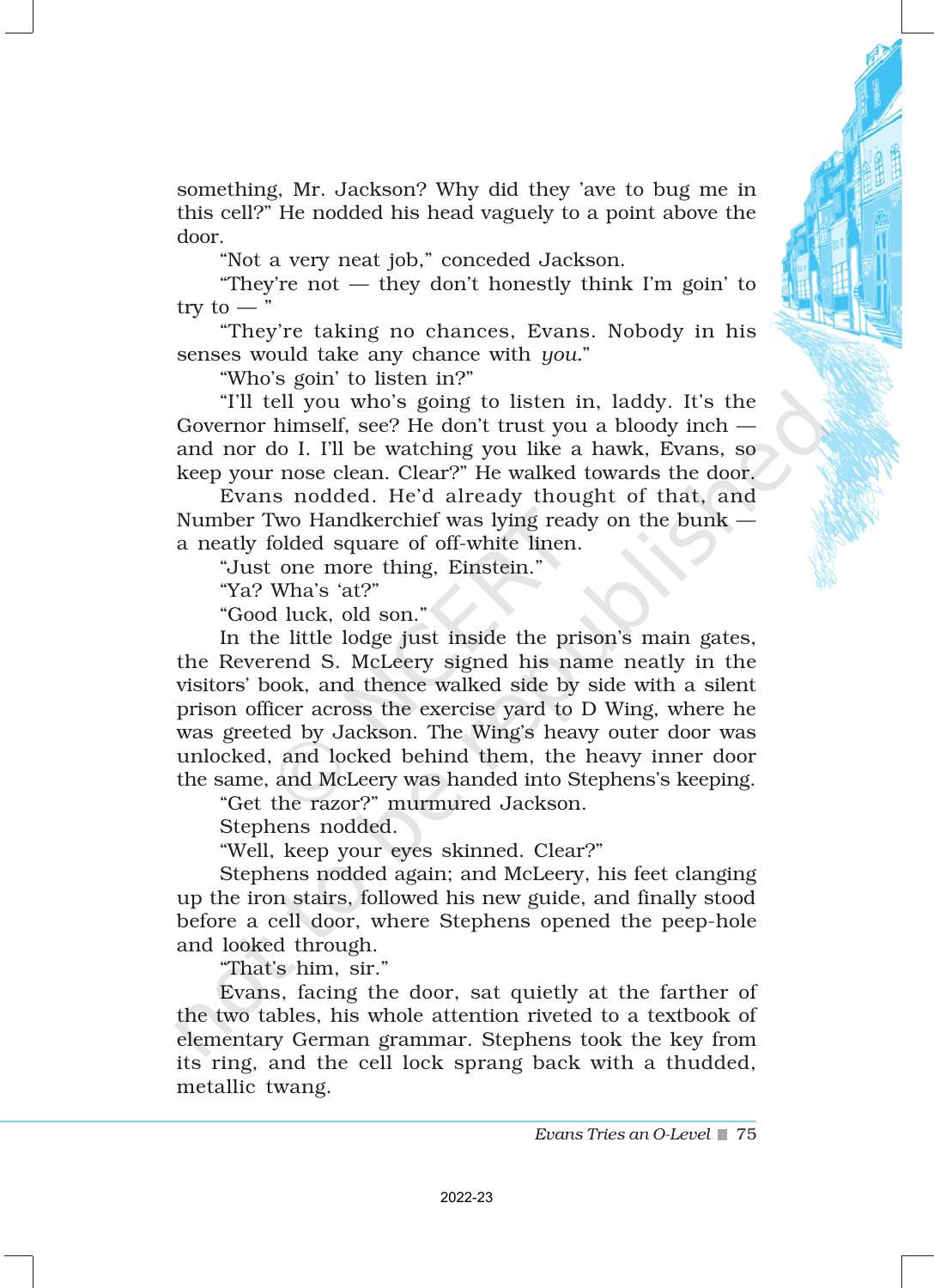NCERT Book for Class 12 English Chapter 7 Evans Tries an O-level - Page 6
