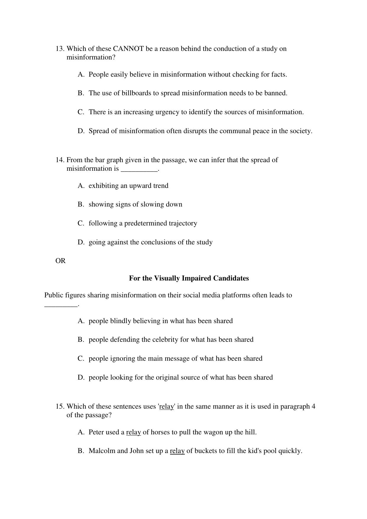 CBSE Class 12 English Core Term 1 Practice Questions 2021-22 - Page 7