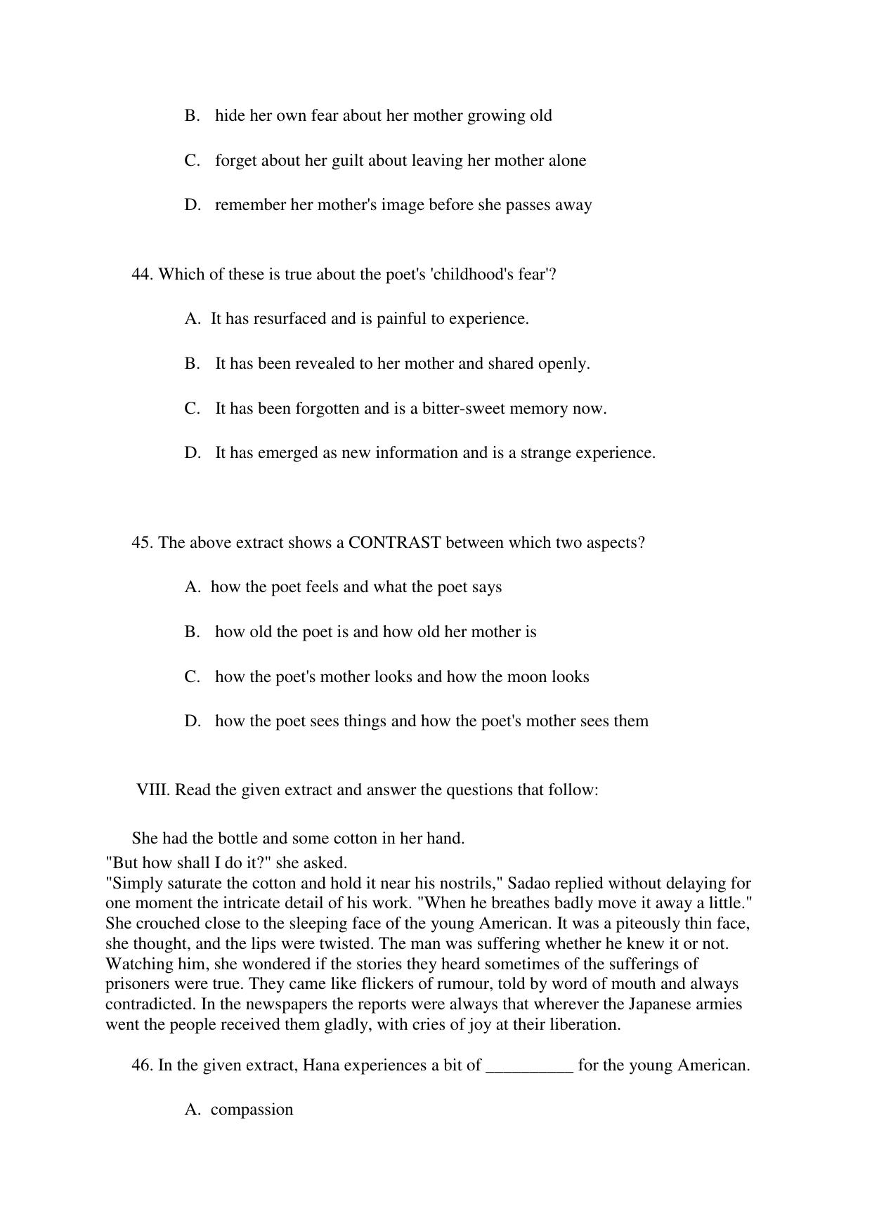 CBSE Class 12 English Core Term 1 Practice Questions 2021-22 - Page 18